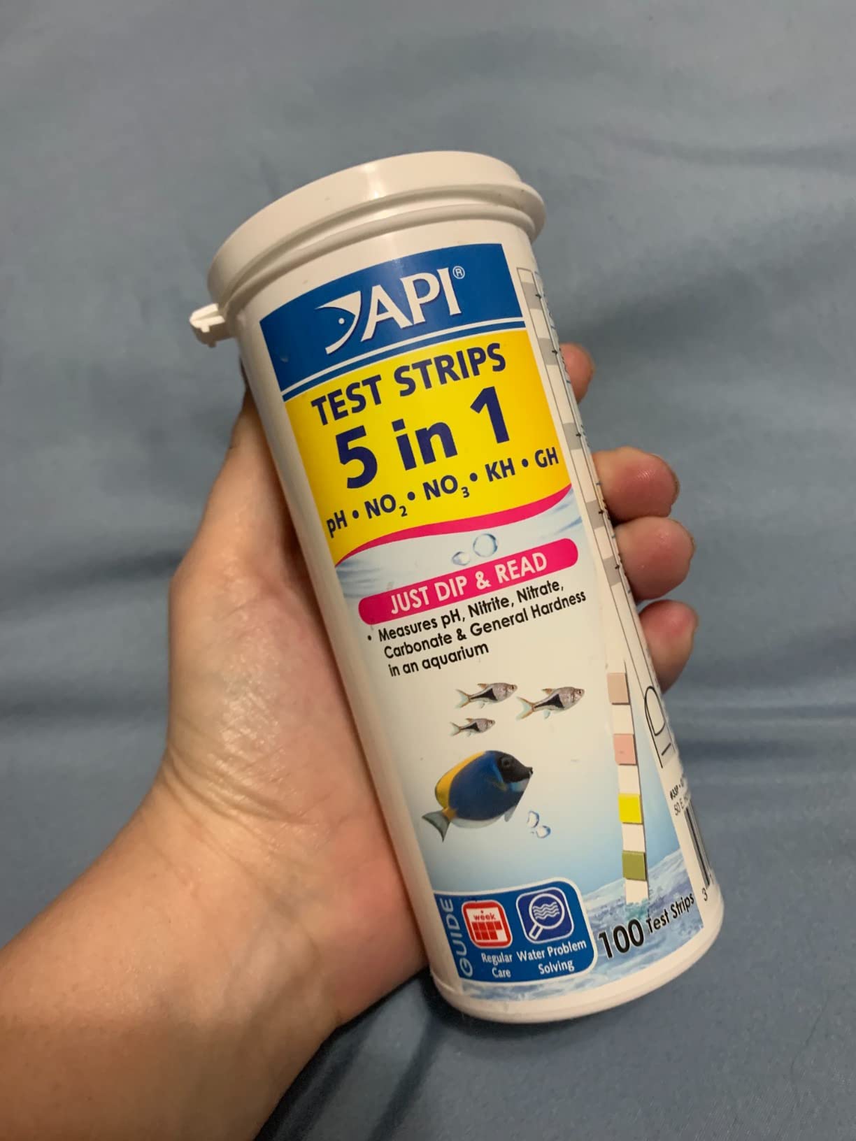 API 5-in-1 Test Strips Freshwater and Saltwater Aquarium Test Strips 25-Count Box customer photo 1