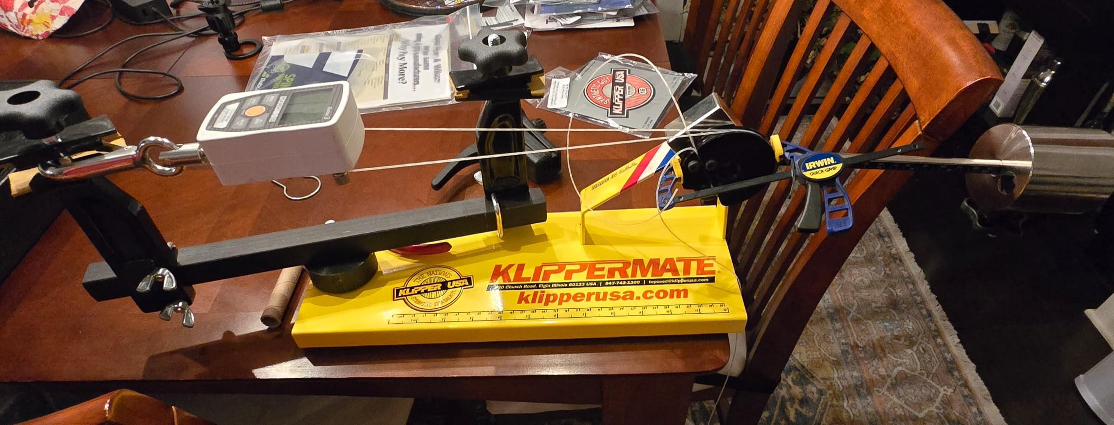 Klippermate® Tennis Racquet / Racket Stringer customer photo 1