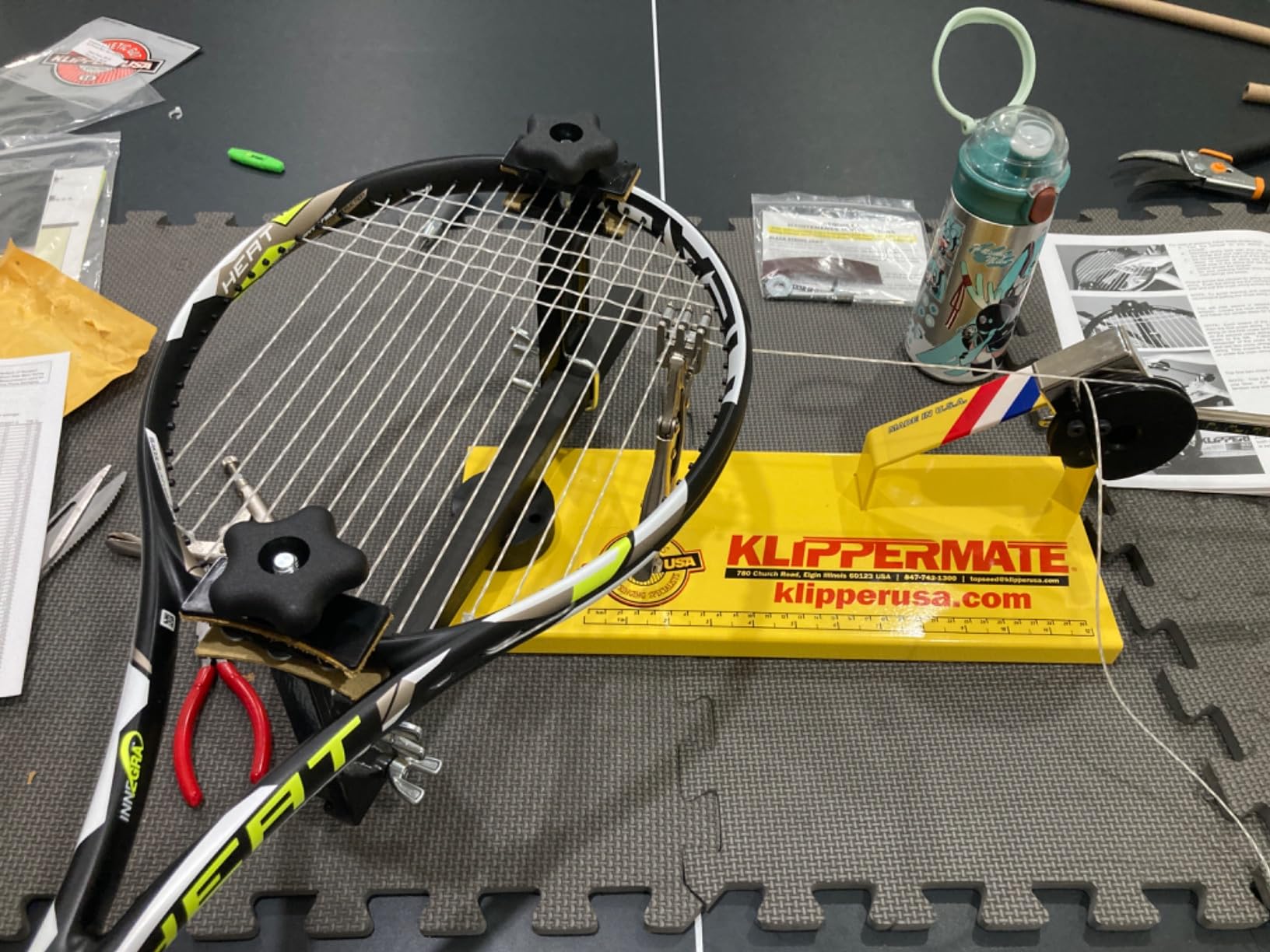 Klippermate® Tennis Racquet / Racket Stringer customer photo 2