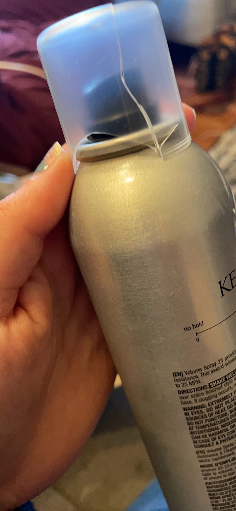 Kenra Professional Volume Spray 25 | Super Hold Finishing & Styling Hairspray | Flake-free & Fast-drying | Wind & Humidity Resistance | All Hair Types customer photo 2