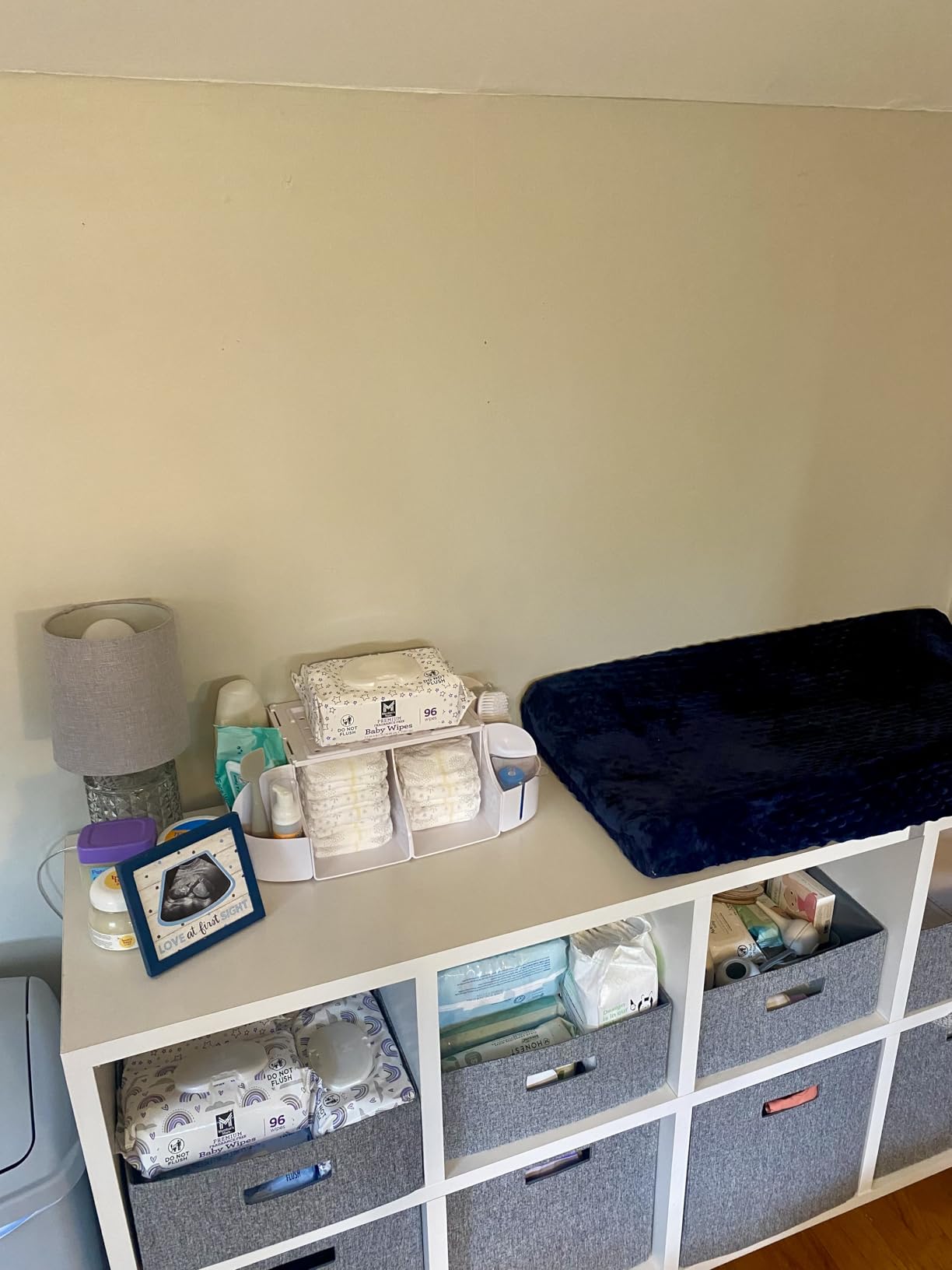 Munchkin® Diaper Change Organizer, Green/white customer photo 1