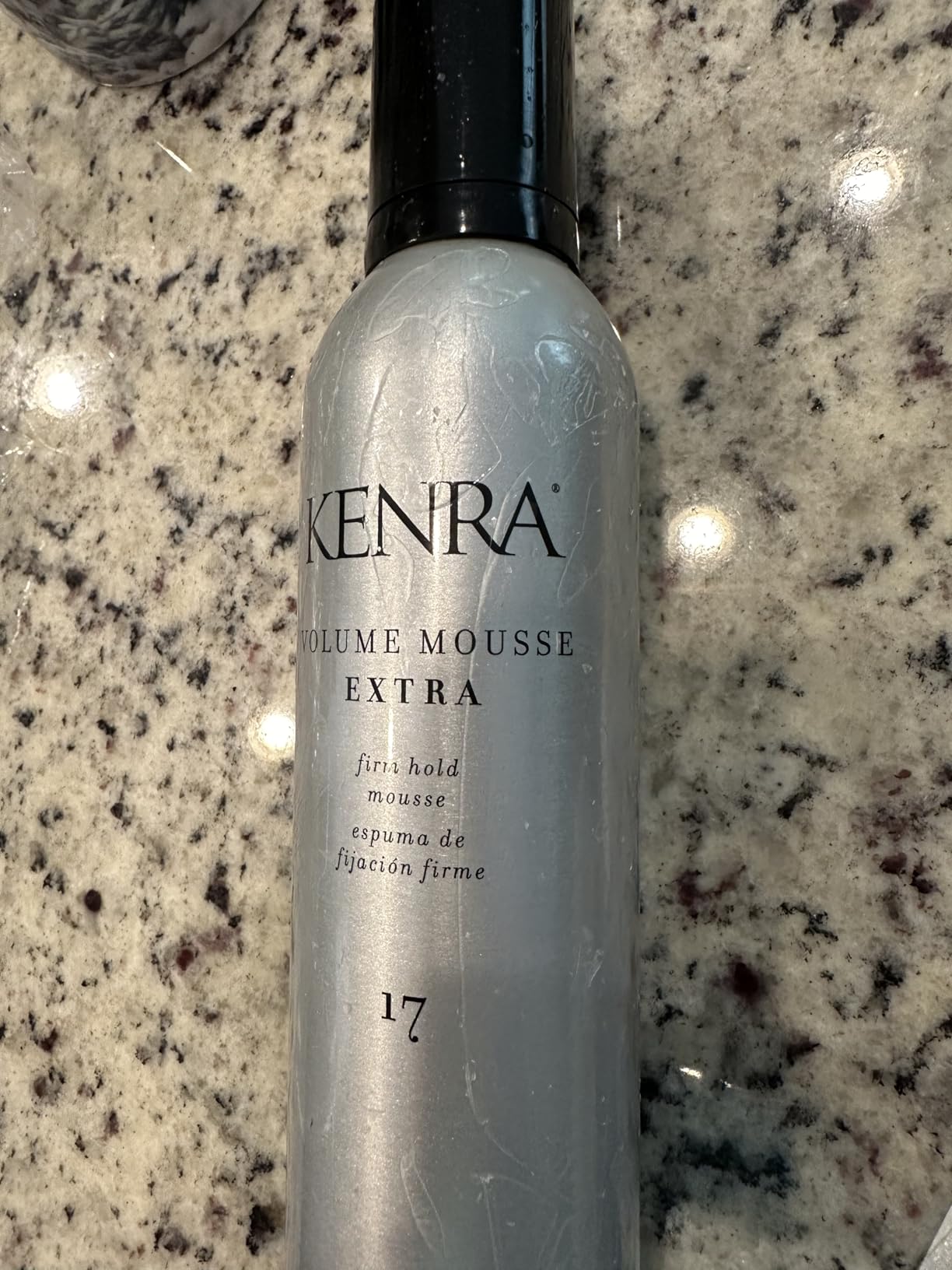 Kenra Volume Mousse Extra 17 | Firm Hold Mousse | Non-drying, Non-flaking Lightweight Formula | Tames Frizz & Conditions |Thermal Protection up to 450F| All Hair Types | 8 oz customer photo 1