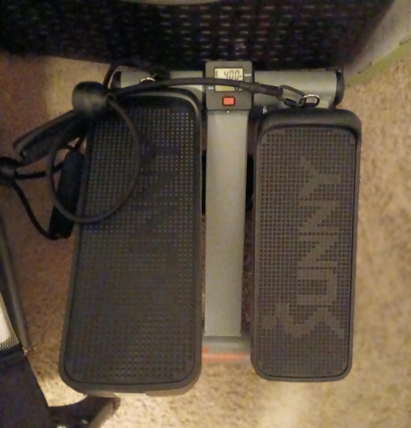 Sunny Health & Fitness Mini Stair Stepper w/Resistance Bands for Home Gym customer photo 1