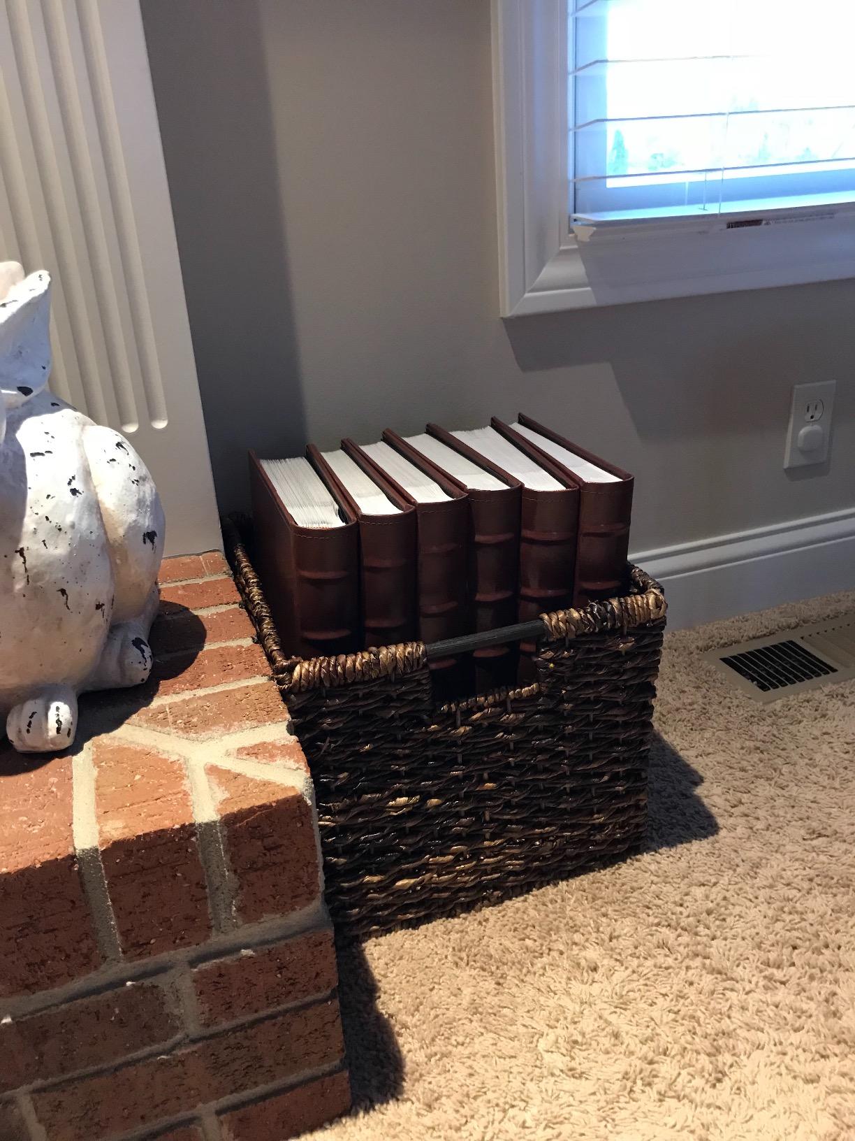Pioneer Photo Albums Sewn Bonded Leather Bookbound 300 Pkt 4x6 Bi-Directional Photo Album, Brown, ( Pack of 1) customer photo 1