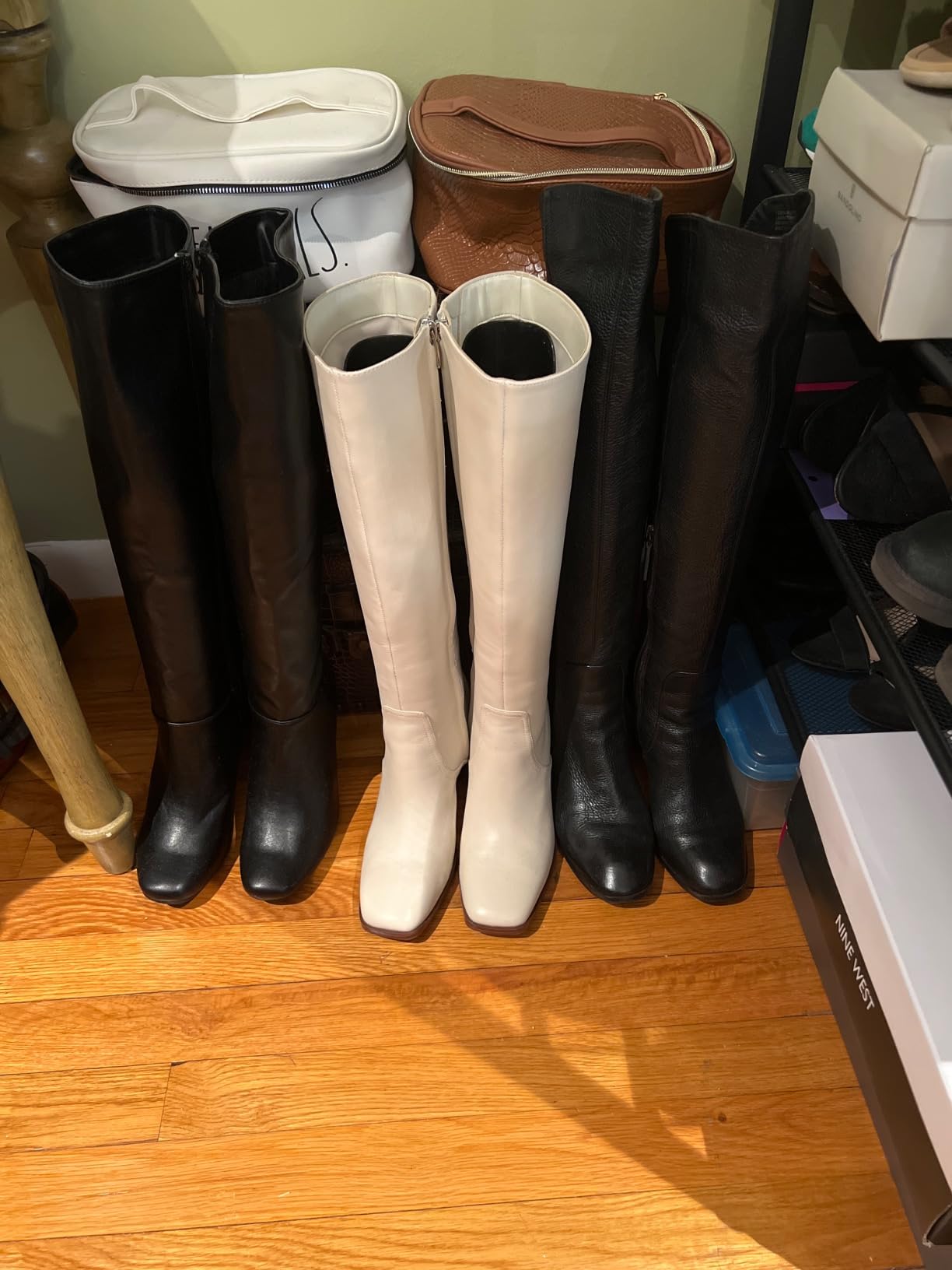 Dial Industries Spring Loaded Tall Boot Shaper Inserts, Black | Great for storage of calf, knee high & riding boots to keep them aired, in shape and not slouching, Keep closets organized customer photo 1