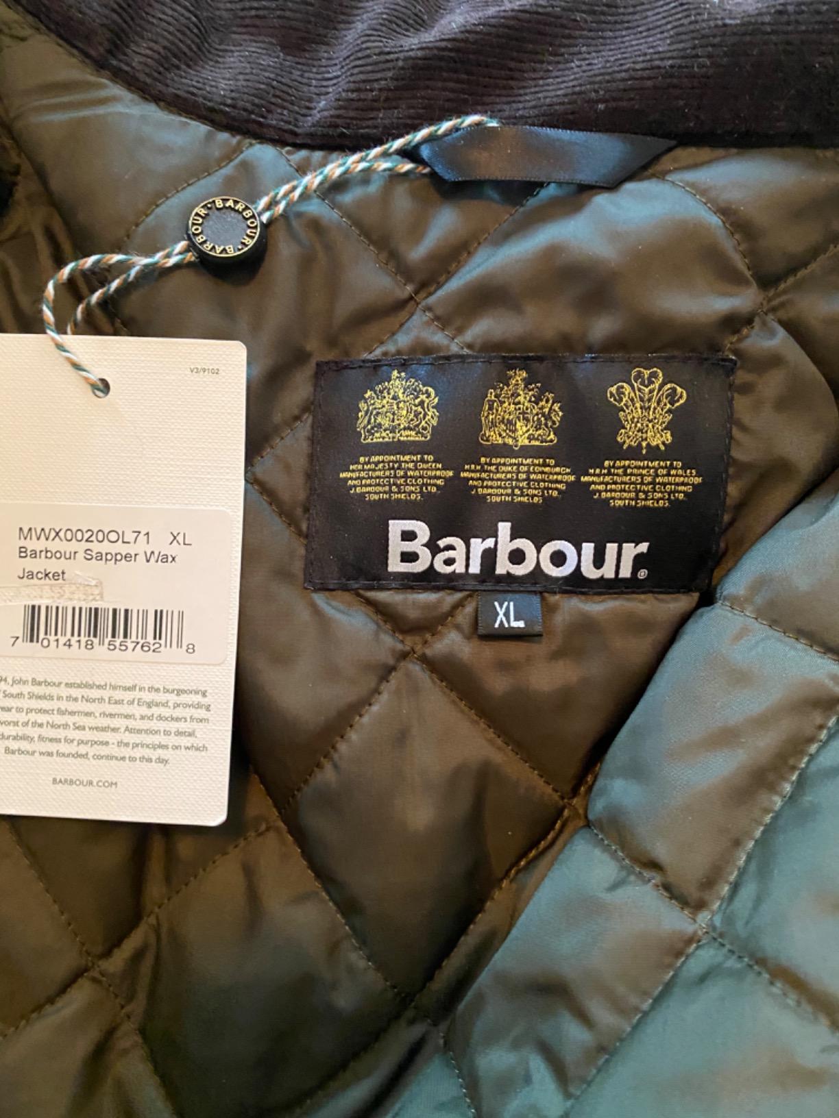 Barbour Men's Sapper Wax Jacket customer photo 2
