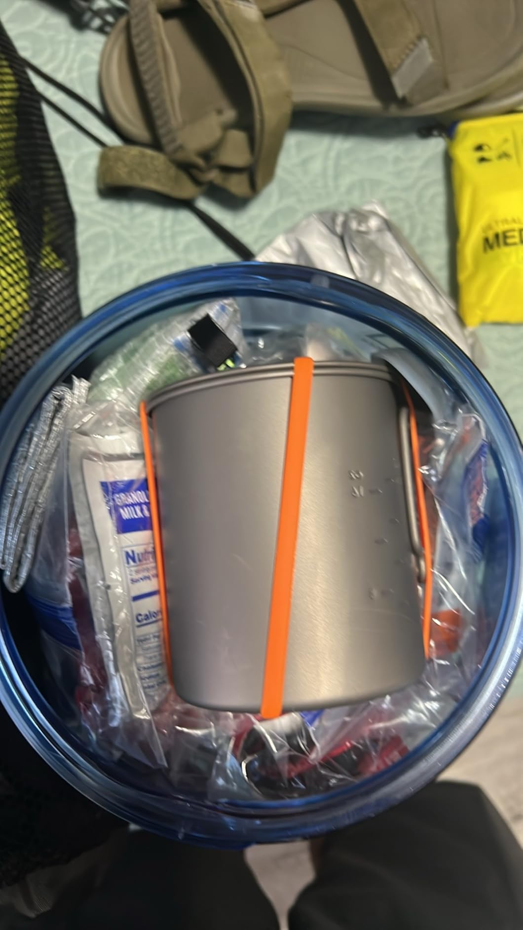 BearVault Canister for Backpacking. 4 Sizes: BV500, BV475, BV450, BV425. Bear-Resistant Food Container for Camping, Hiking, Fishing, Hunting, Bikepacking. BearVault is Bear Safe! customer photo 1