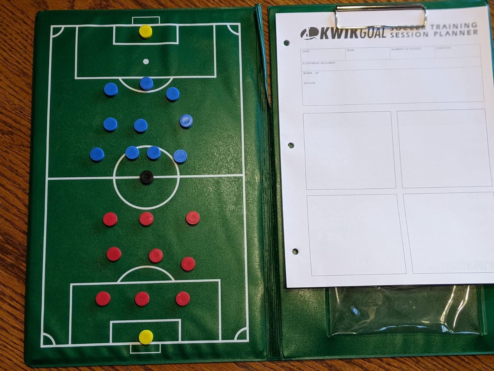 Kwik Goal Soccer Magnetic Board Green ,8 1/2-Inch W x 12-Inch H customer photo 1