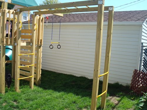 Swing-N-Slide WS 4564 Metal Monkey Bars with Six 21.5