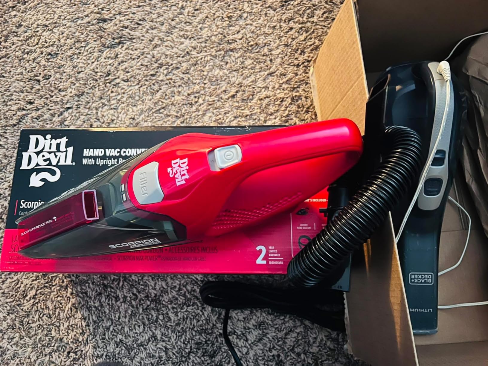 Hoover Dirt Devil Scorpion Plus QuickFlip Handheld Vacuum Cleaner customer photo 1