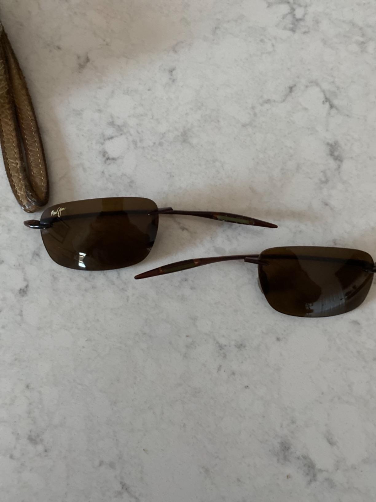 Maui Jim Men's and Women's Breakwall Polarized Rimless Sunglasses customer photo 2