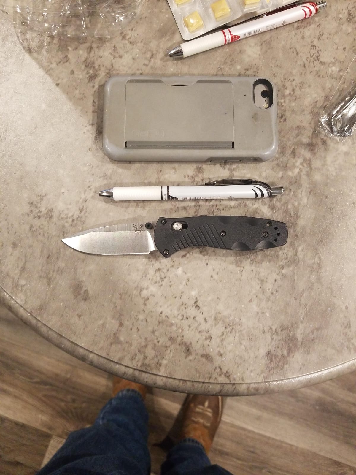 Benchmade Mini Barrage EDC Knife, 154CM Steel Blade (585) customer photo 1