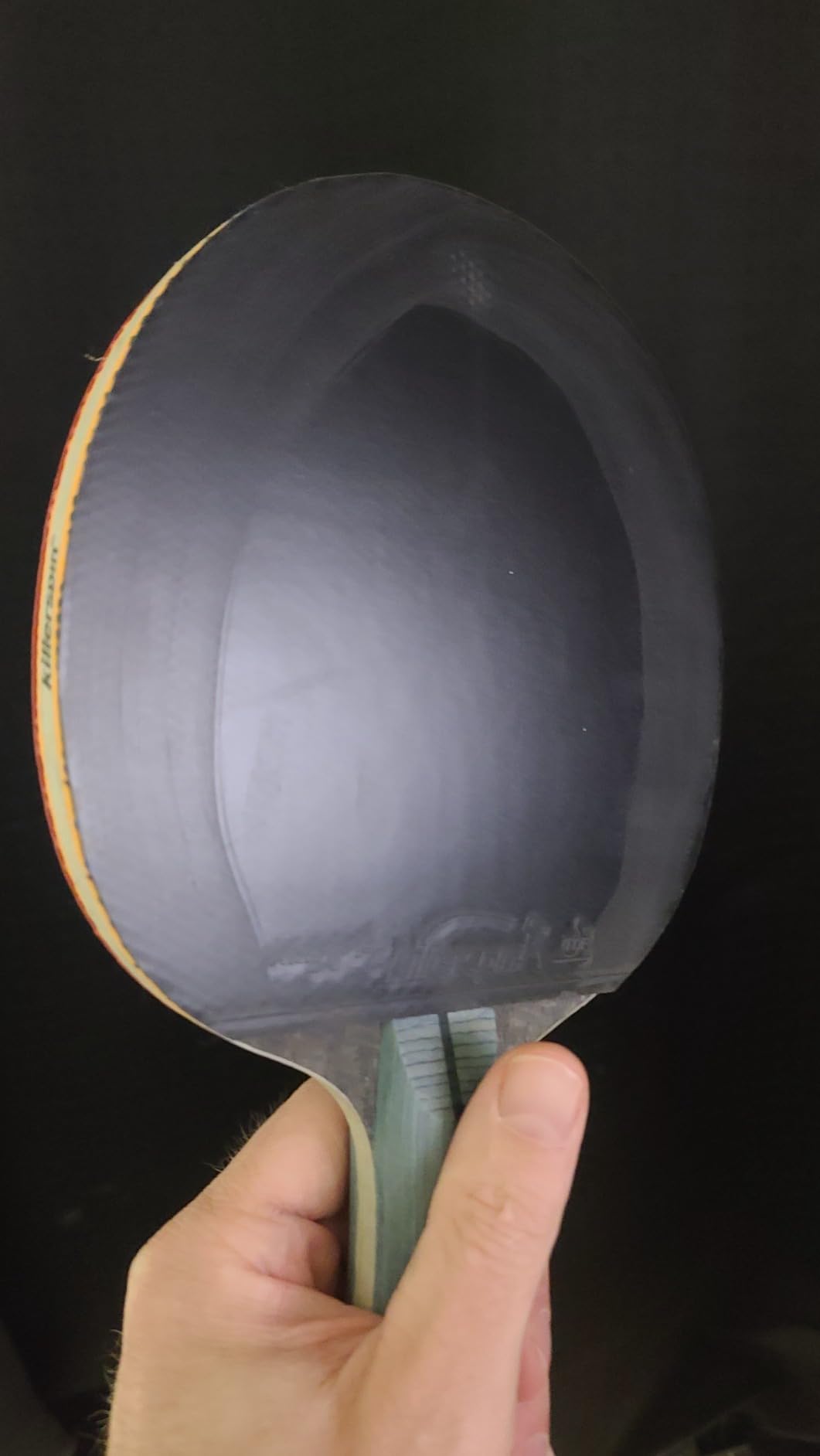 Killerspin Jet 600 Spin N2 Ping Pong Racket - Advanced Table Tennis Racket, 5 Layer Wood Blade, Nitrx-4Z Rubbers, Flared Handle customer photo 1