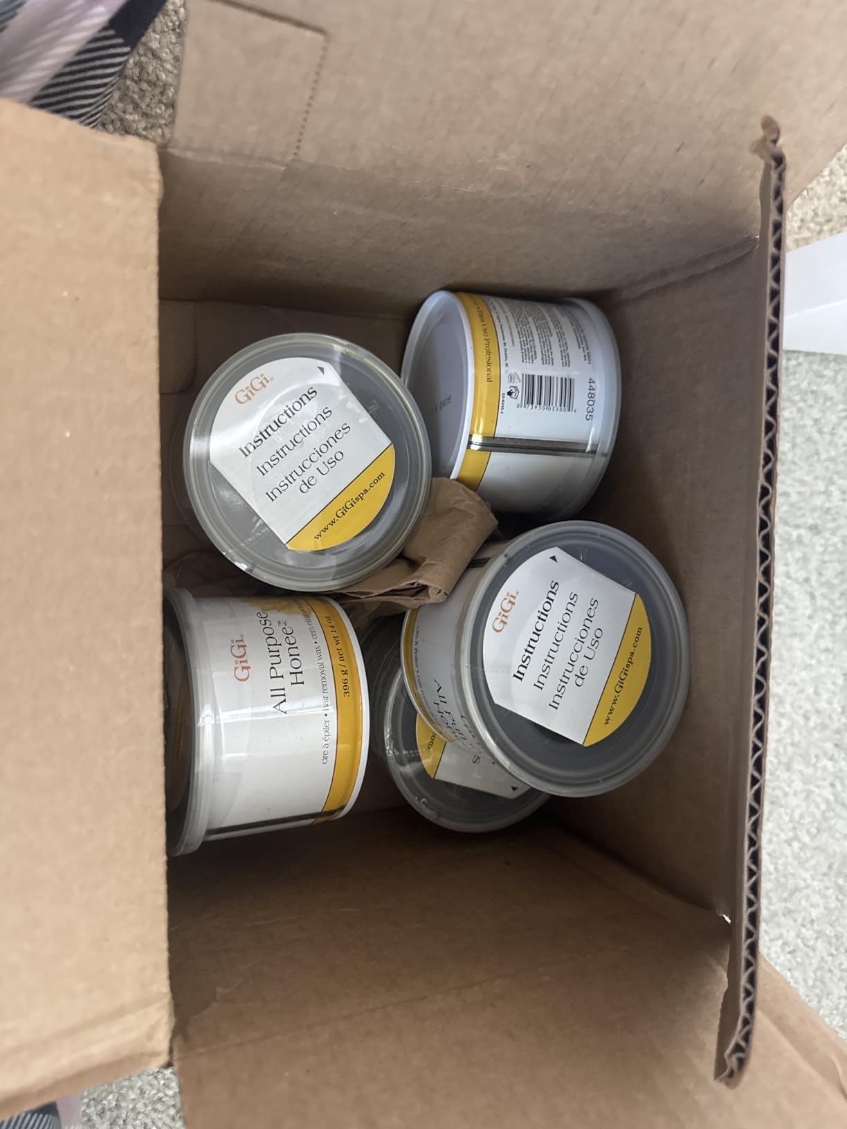 GiGi All Purpose Honee Soft Wax for Hair Removal, Face & Body Waxing, 14 oz customer photo 1