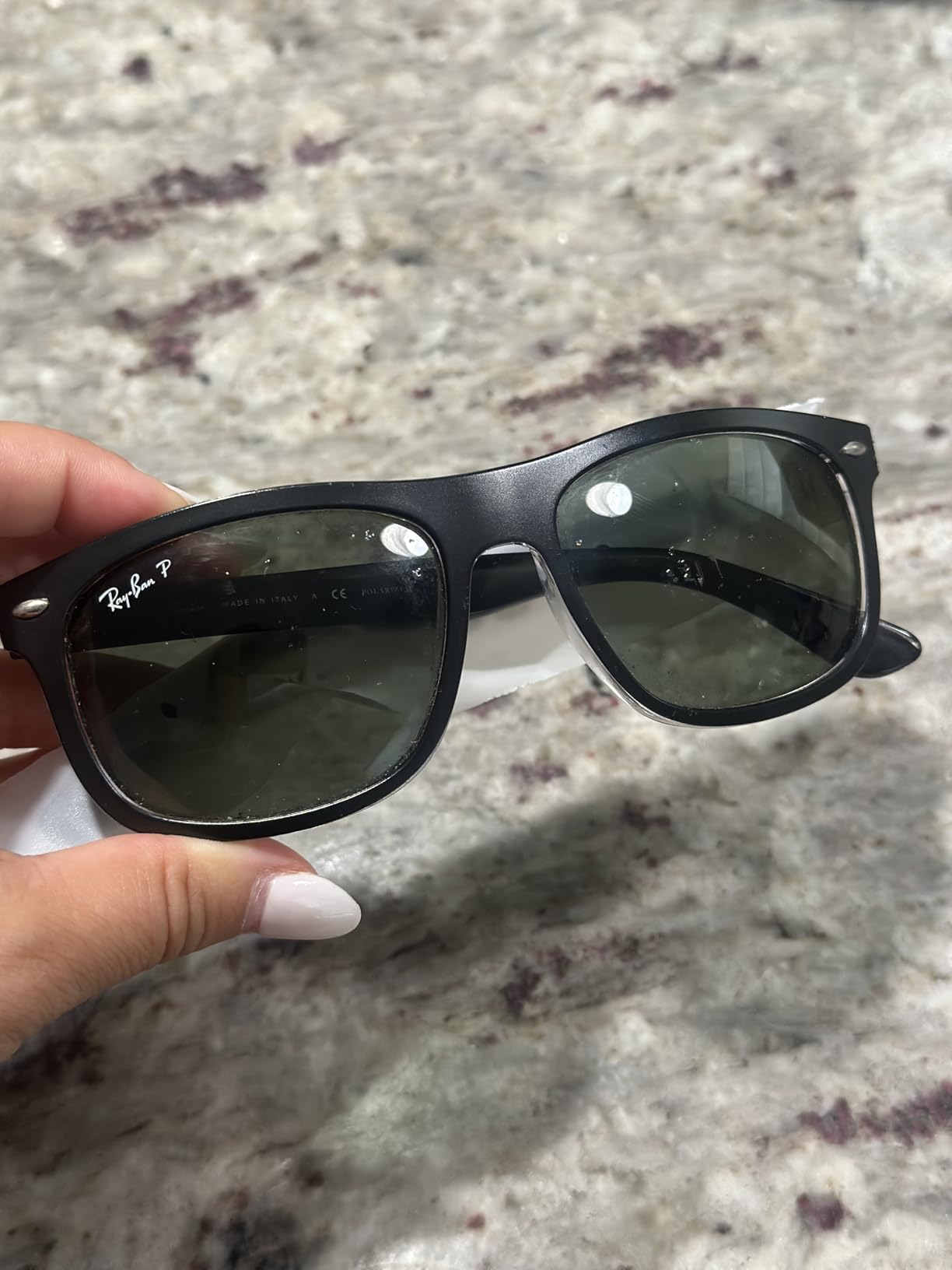 Ray-Ban RB2132 New Wayfarer Polarized Square Sunglasses for Men for Women customer photo 1