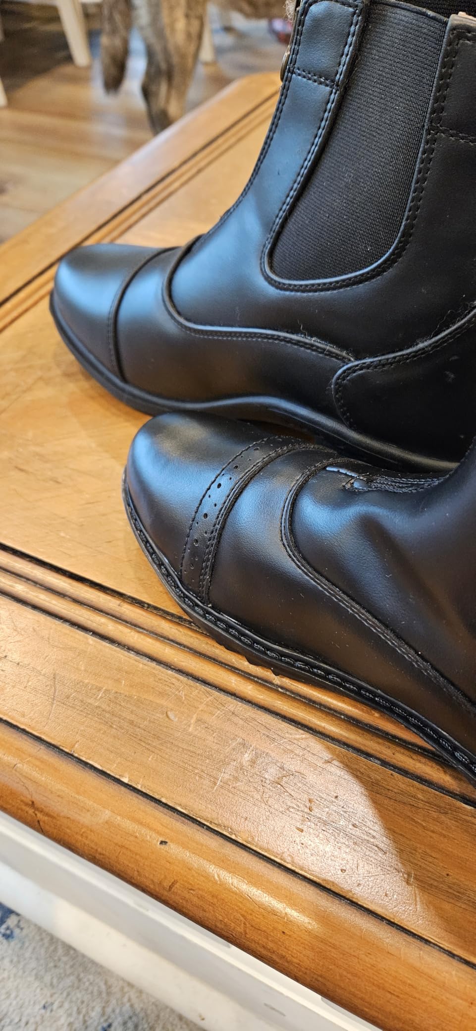 TuffRider Ladies Starter Front Zip Paddock Boots | Durable, Easy to Clean Water-Resistant Horse Riding Boots for Women customer photo 1