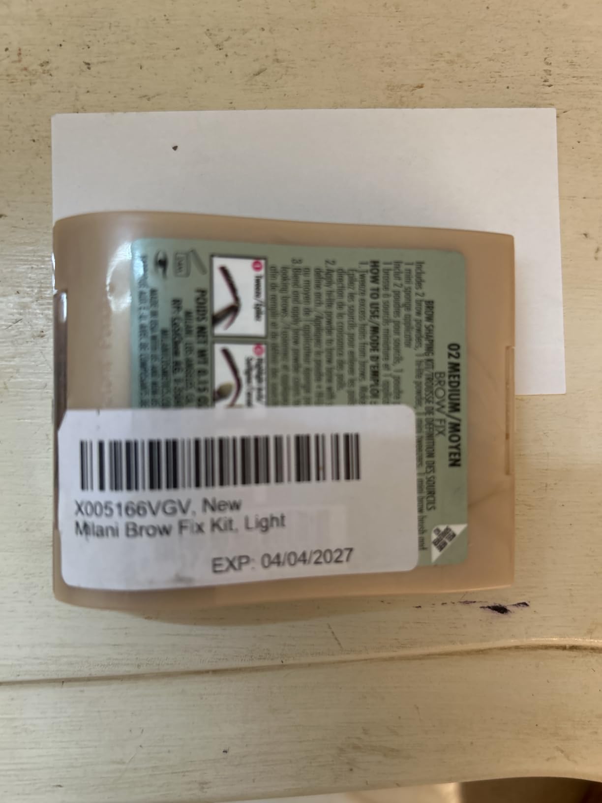 Milani Brow Fix Kit, Light customer photo 2