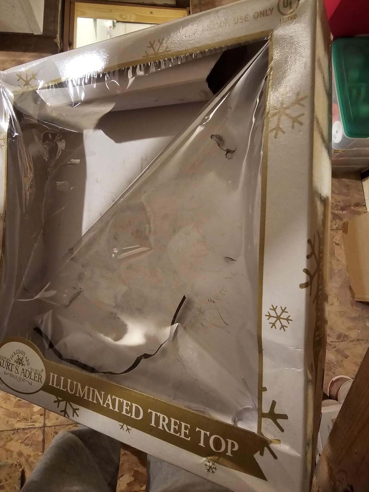 Kurt Adler UL 10L Capiz Clear Star Treetop customer photo 2