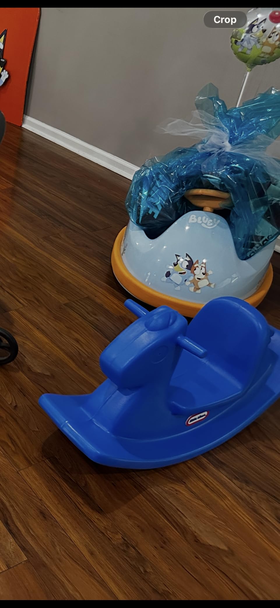 Little Tikes Rocking Horse Blue, 33.00 L x 10.00 W x 17.50 H Inches customer photo 2