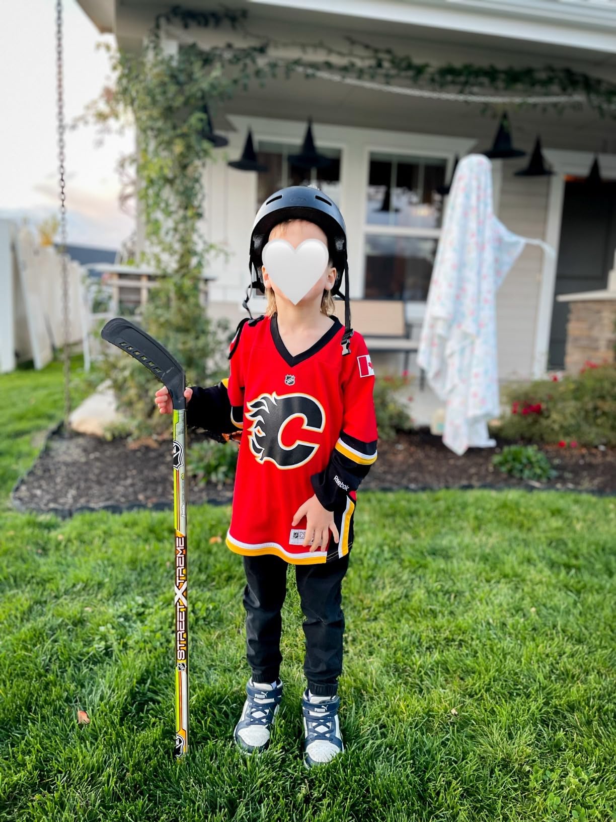 Franklin Sports NHL Kids Street Hockey Stick Set - Includes (2) Youth Street Hockey Sticks + (1) Outdoor Roller Hockey Ball - Perfect Hockey Starter Set for Kids customer photo 1