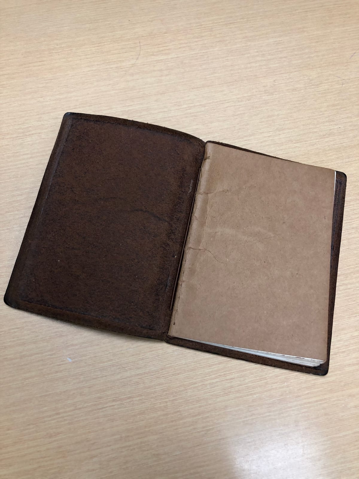 Midori Traveler's Notebook Journal Passport Size - Brown customer photo 2