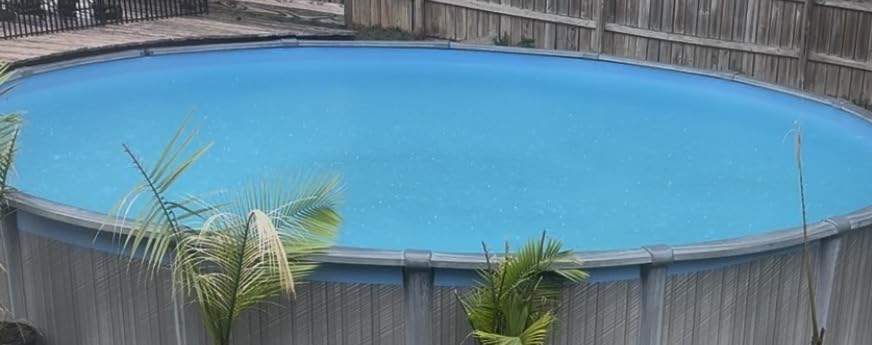Swimline LI184820 18 Inch Solid Blue Round Above Ground Swimming Pool Overlap 20 Gauge Vinyl Liner for 48 to 52 Inch Pools with Sun Protection customer photo 1