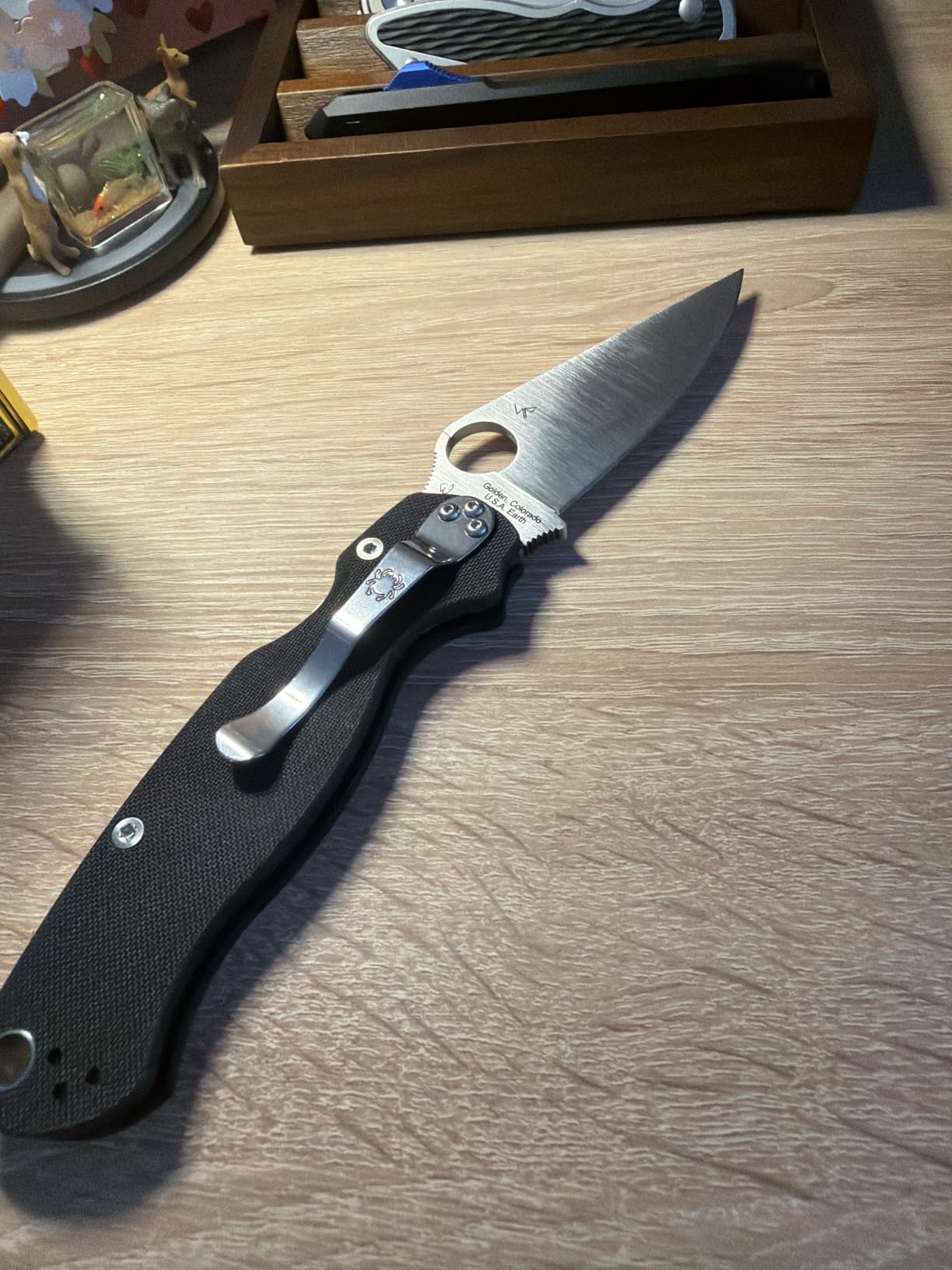 Spyderco Para Military 2 Folding Pocket Knife, PlainEdge customer photo 1