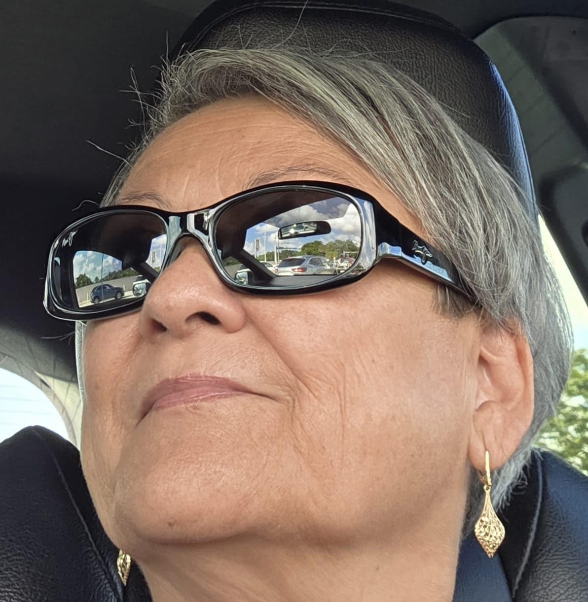 Maui Jim Polarized Women's Punchbowl Rectangular Sunglasses customer photo 2