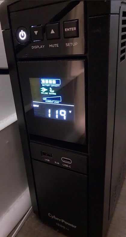 CyberPower CP1500PFCLCD PFC Sinewave UPS Battery Backup and Surge Protector customer photo 1