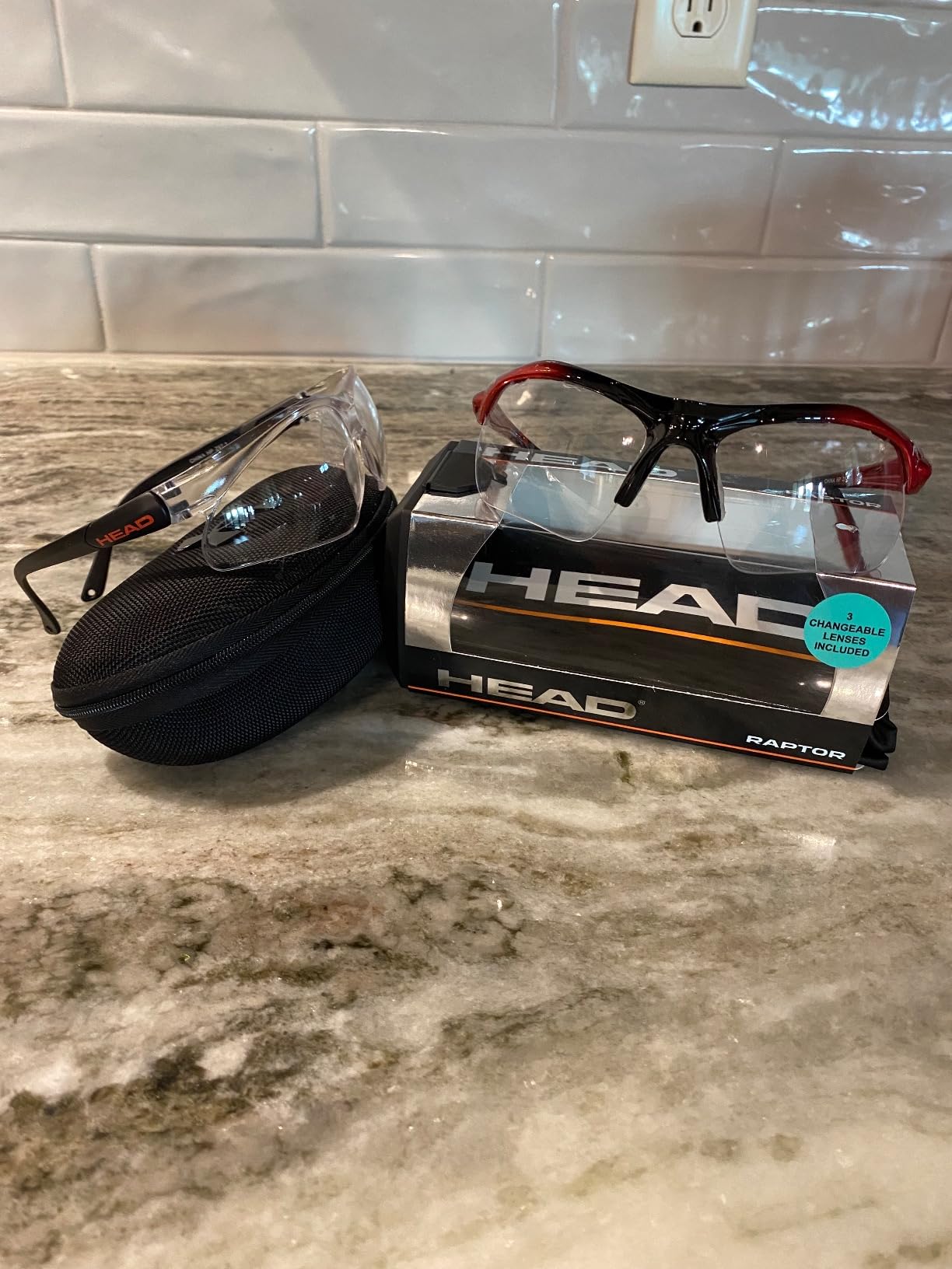 HEAD Racquetball Goggles - Raptor Anti Fog & Scratch Resistant Protective Eyewear w/UV Protection customer photo 1