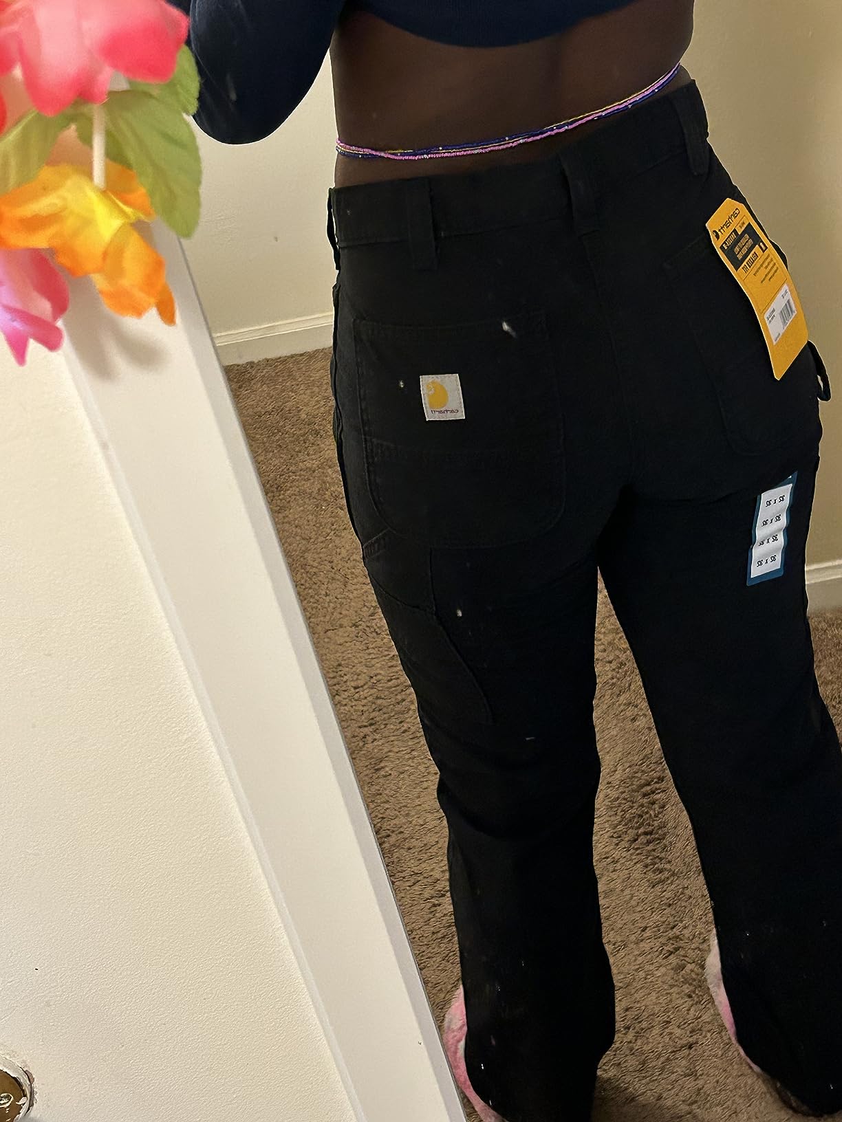Carhartt Men's Relaxed Straight Twill Dungaree customer photo 2