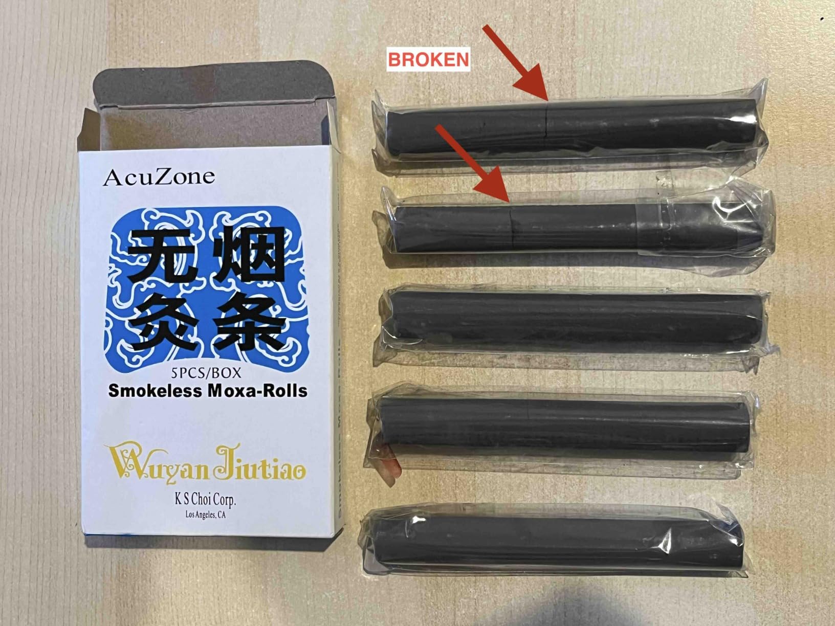 Acuzone Smokeless Moxa-Rolls (1) customer photo 2