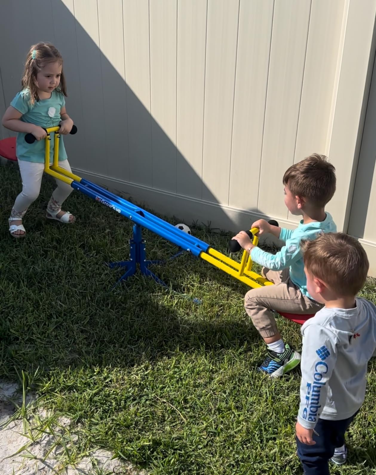 Grow'n Up Heracles Seesaw Kids, 360-Degree Rotating Teeter Totter customer photo 2