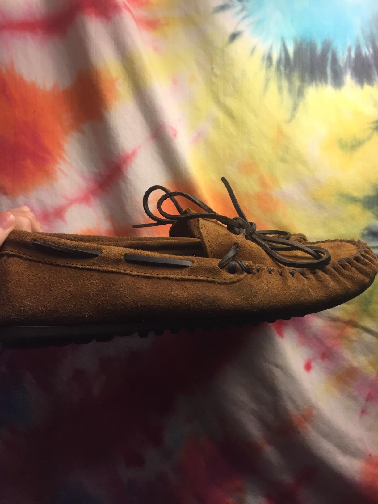 Minnetonka Men's Nub Sole Moccasin customer photo 1