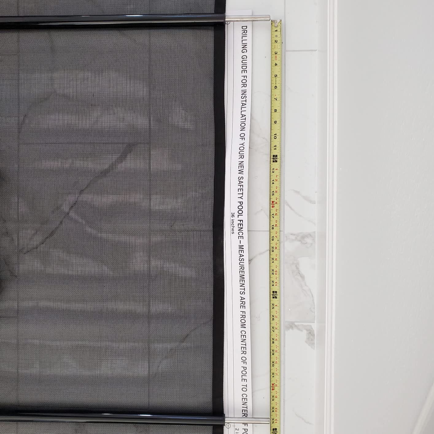 Safety Fence for In Ground Pool Size: 5', Black customer photo 1