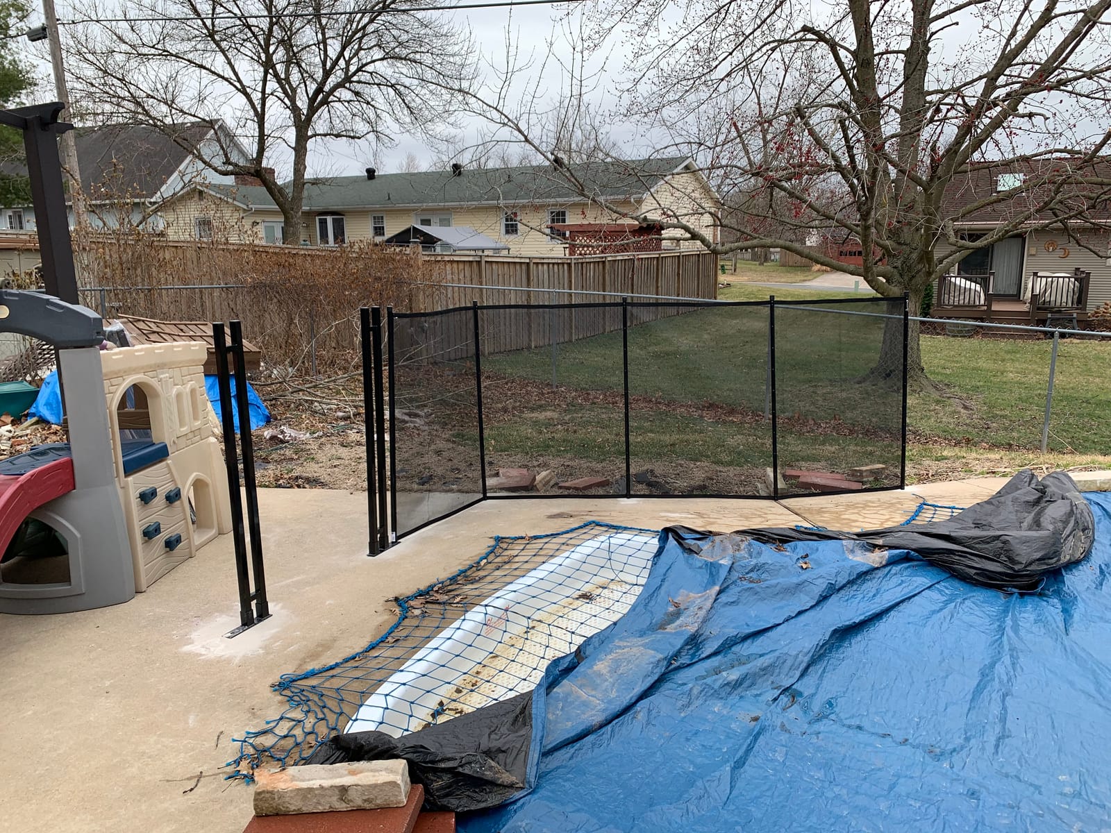 Safety Fence for In Ground Pool Size: 5', Black customer photo 2