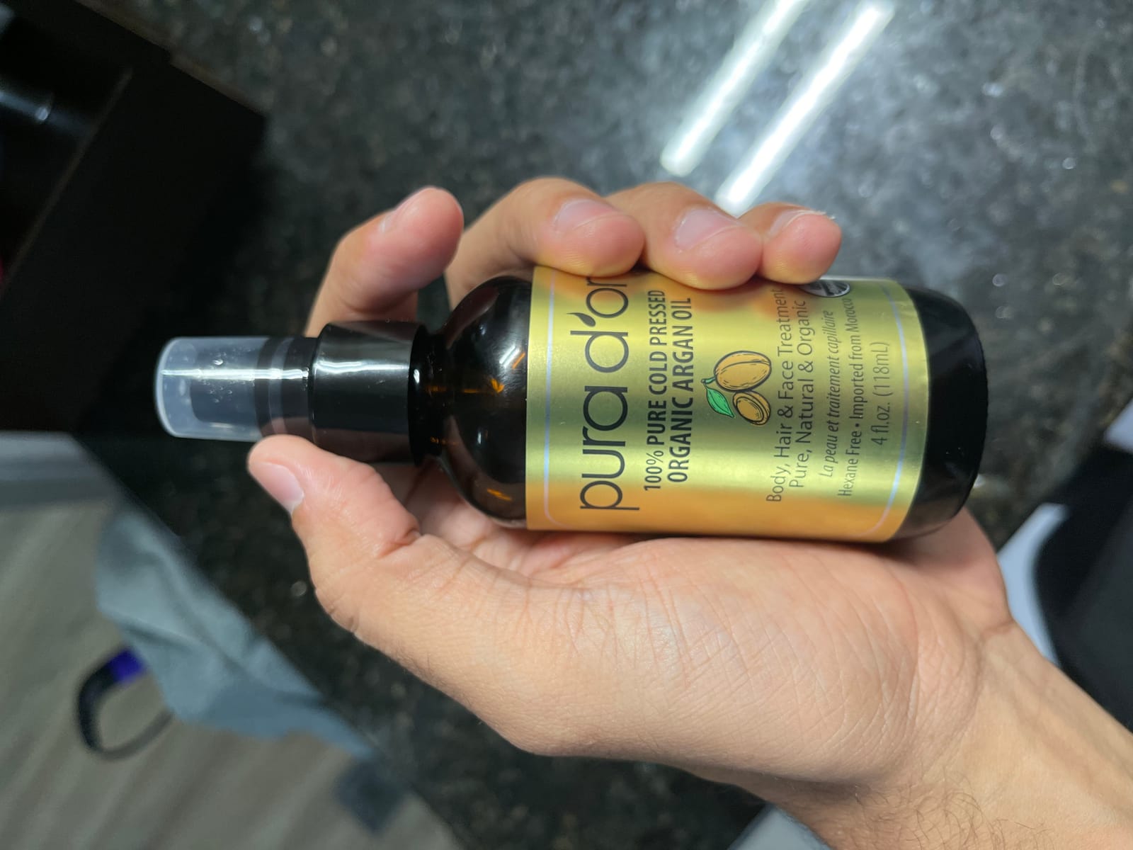 PURA D'OR ORGANIC Moroccan Argan Oil Pure Cold-Pressed Hair & Skin, 4oz customer photo 2