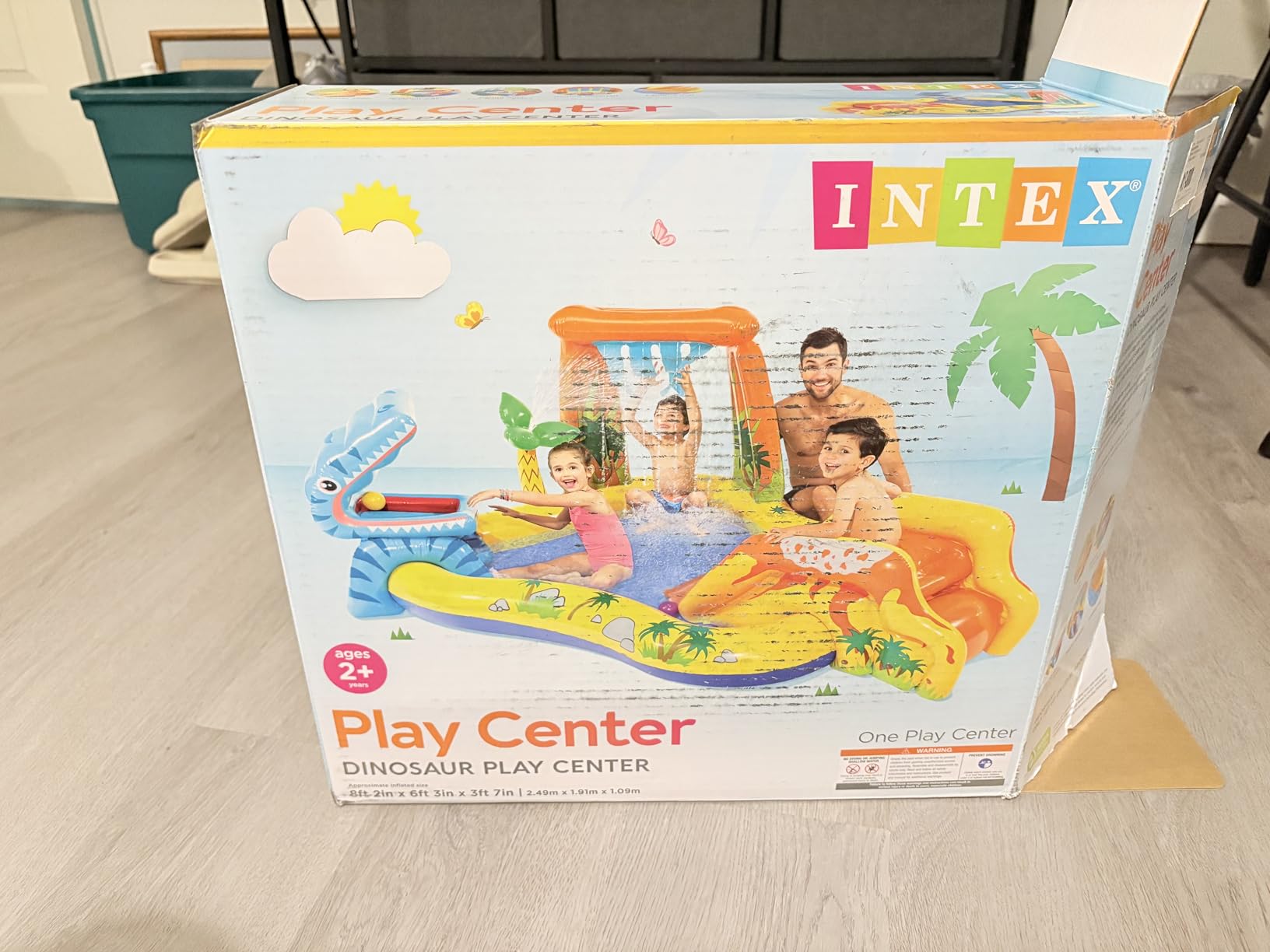 INTEX Dinosaur Inflatable Swim Center & Kiddie Pool for Outdoor Play customer photo 2