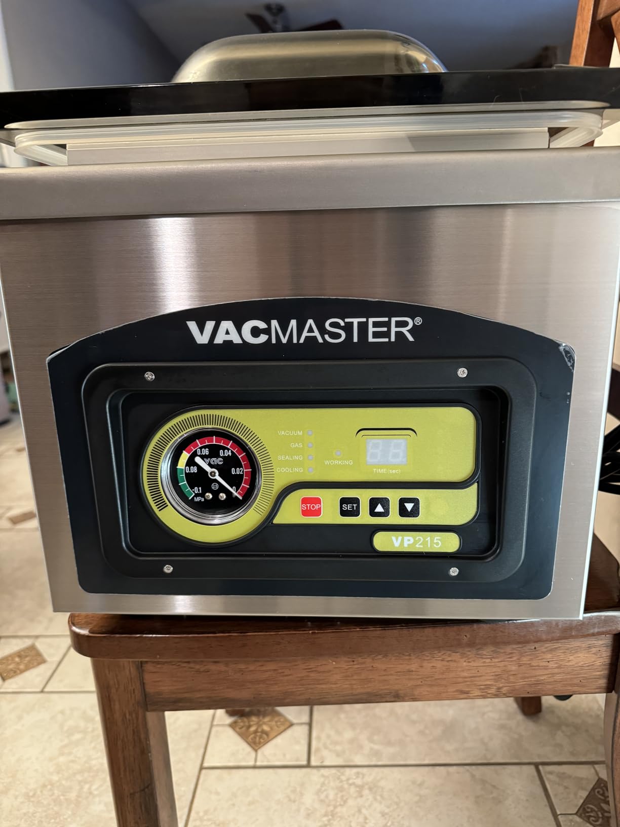 VacMaster VP215 Chamber Vacuum Sealer - Commercial Vacuum Sealer Machine for Food with Oil Pump, 10.25” Seal Bar for 10” x 13” Bags, Food Vacuum Sealer for Sous Vide, Liquids & Food Storage customer photo 1