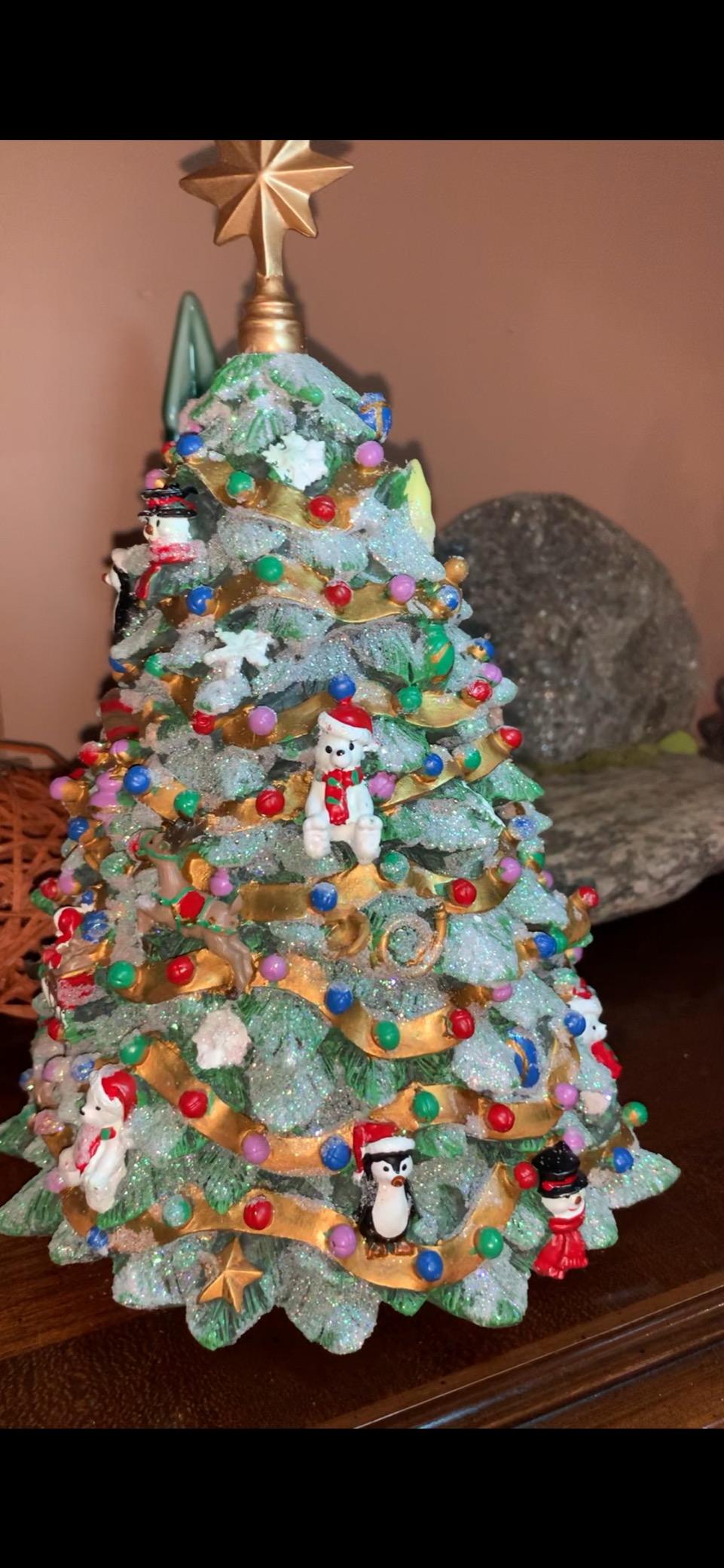 San Francisco Music Box Jingle Bell Rotating Musical Christmas Tree Figurine customer photo 2