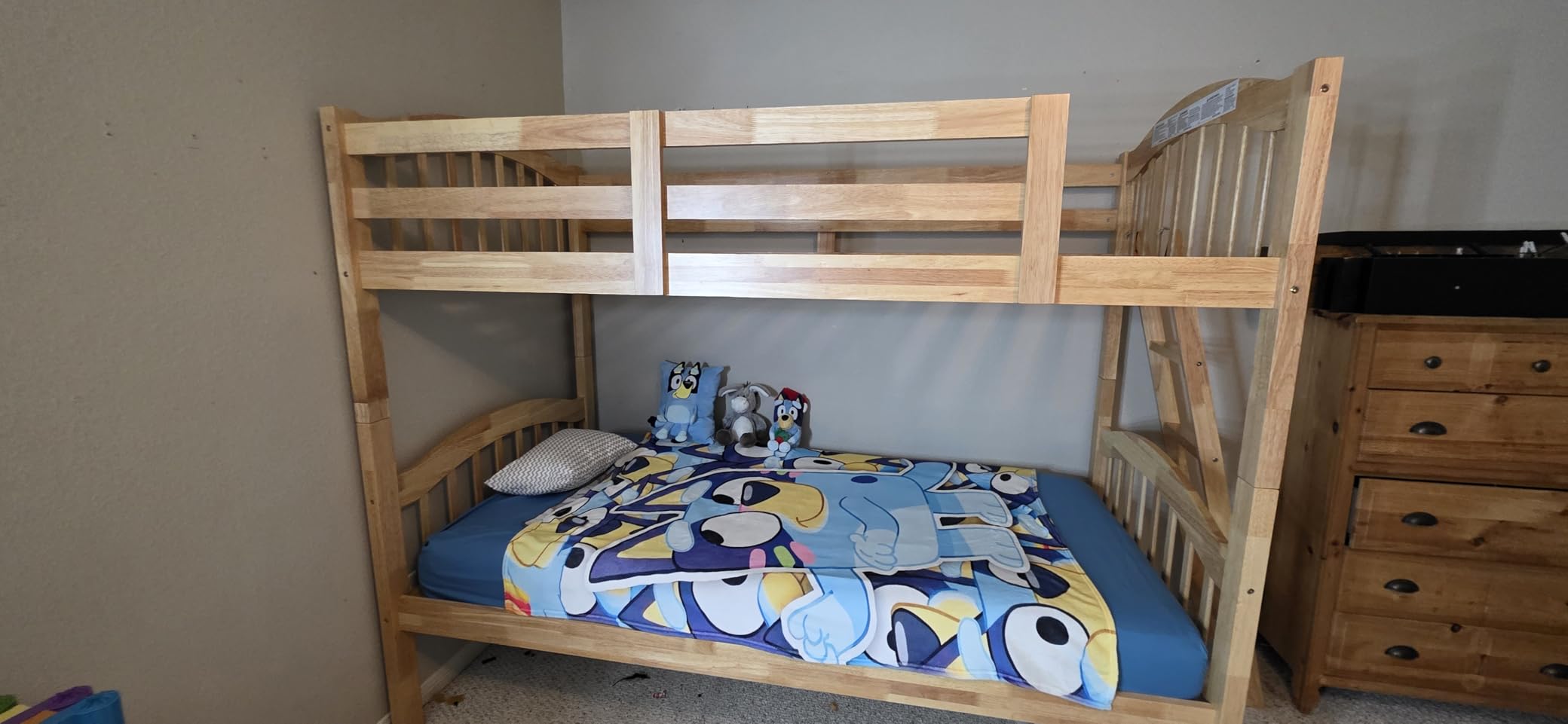 Storkcraft Long Horn Twin-Over-Twin Bunk Bed, White customer photo 1