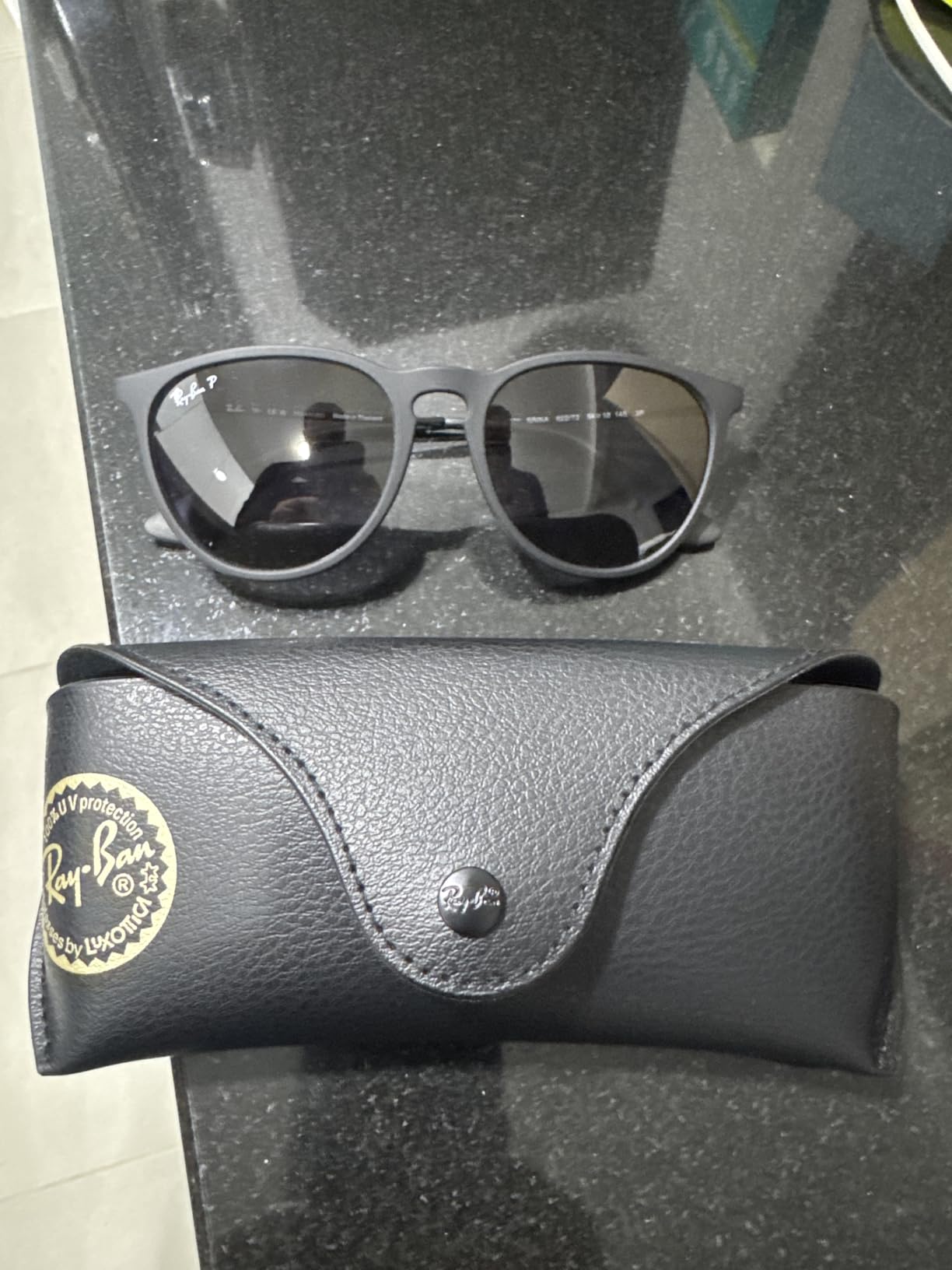 Ray-Ban RB4171 Erika Round Sunglasses customer photo 2