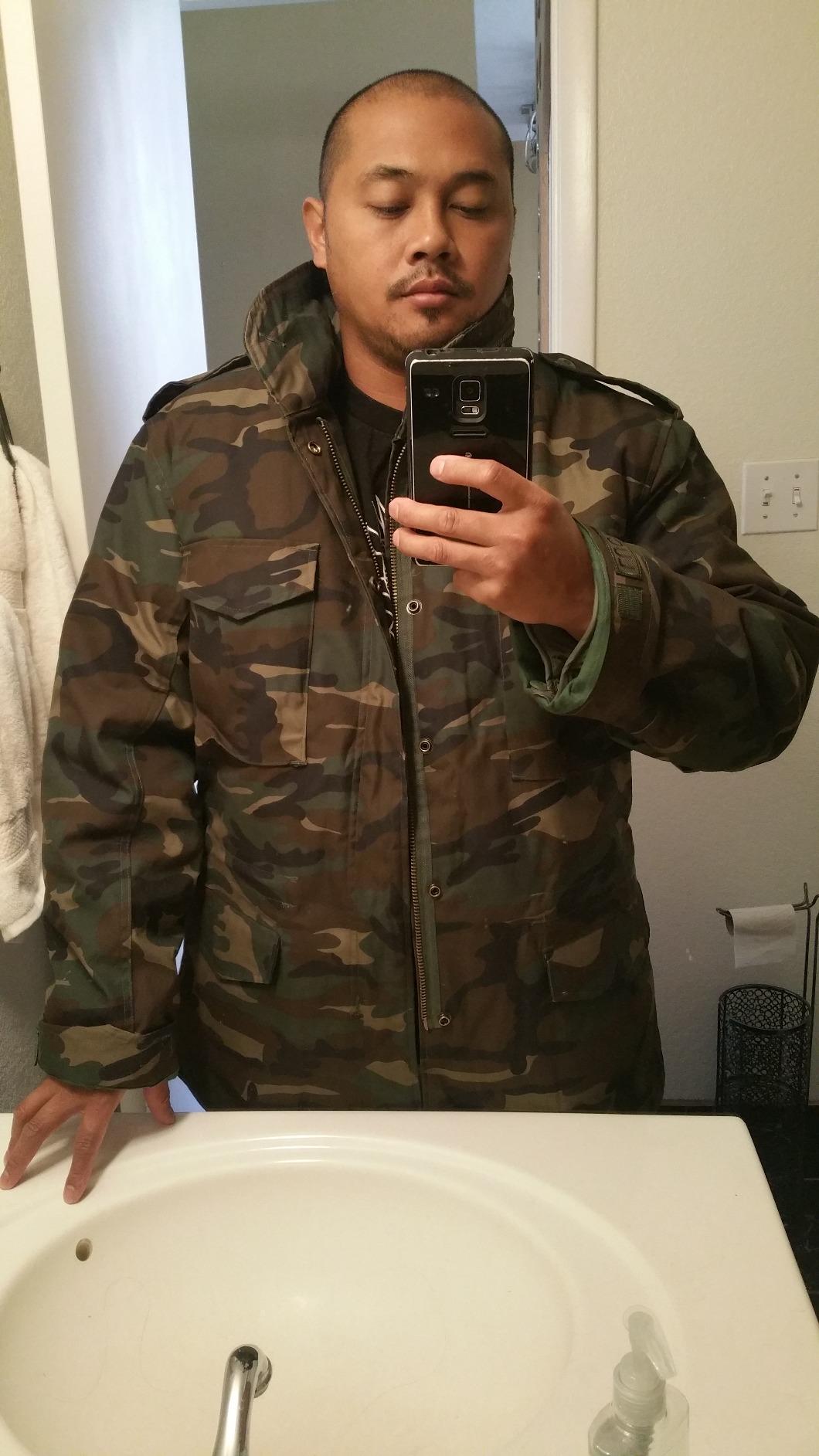 Brandit Men's M-65 Classic Jacket Olive customer photo 2