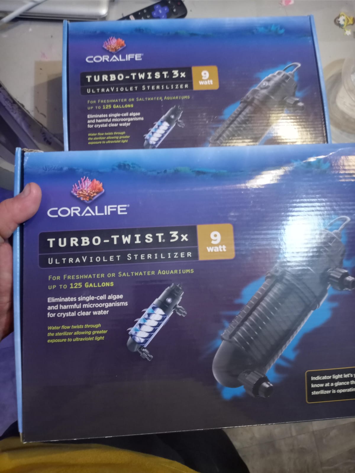 Coralife Turbo-Twist 3X Aquarium UV Sterilizer, Up to 125 Gallons customer photo 2