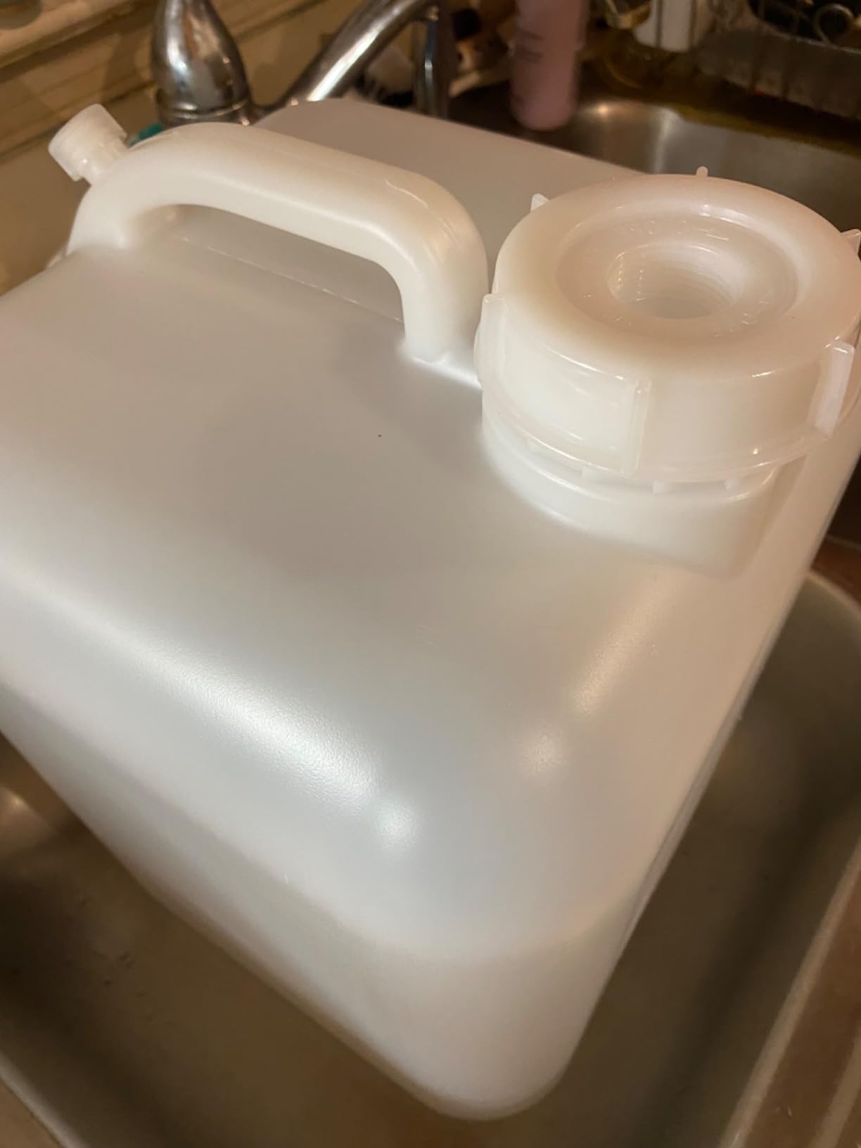 FastRack 5 Gallon Hedpak with Cap | BPA-free, Food-Grade, and Leak-Proof | White Water Container | Ideal for brewing, fermentation, or storage customer photo 2