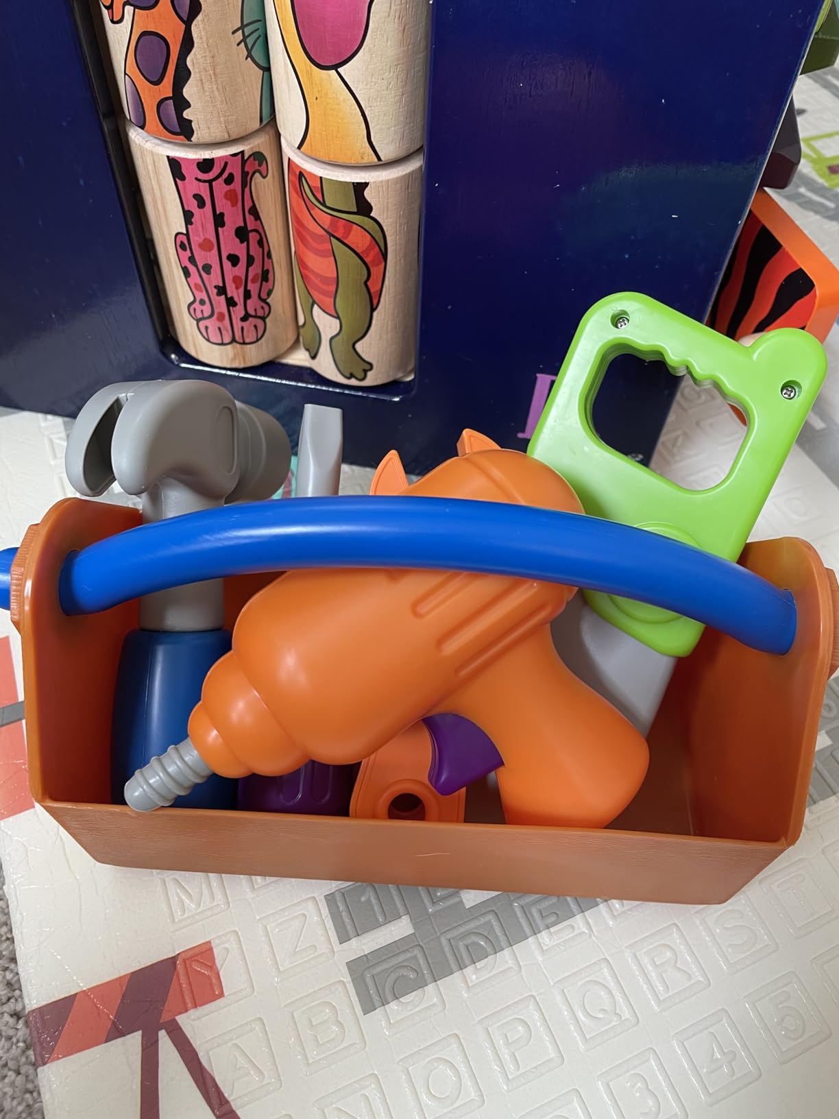 Learning Resources New Sprouts Fix It! My Very Own Tool Set - 6 Pieces, Ages 2+ Toddler Learning Toys, Develops Fine Motor Skills, Toddler Tool Set, First Tool Box, Kids Tool Set,Stocking Stuffers customer photo 2