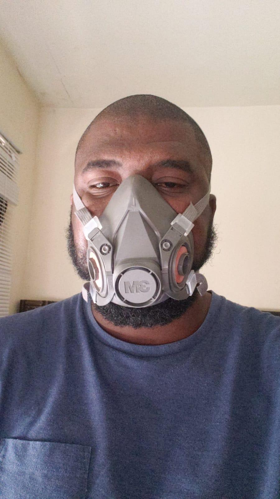 3M Half Facepiece Reusable Respirator 6300, NIOSH, Large customer photo 2