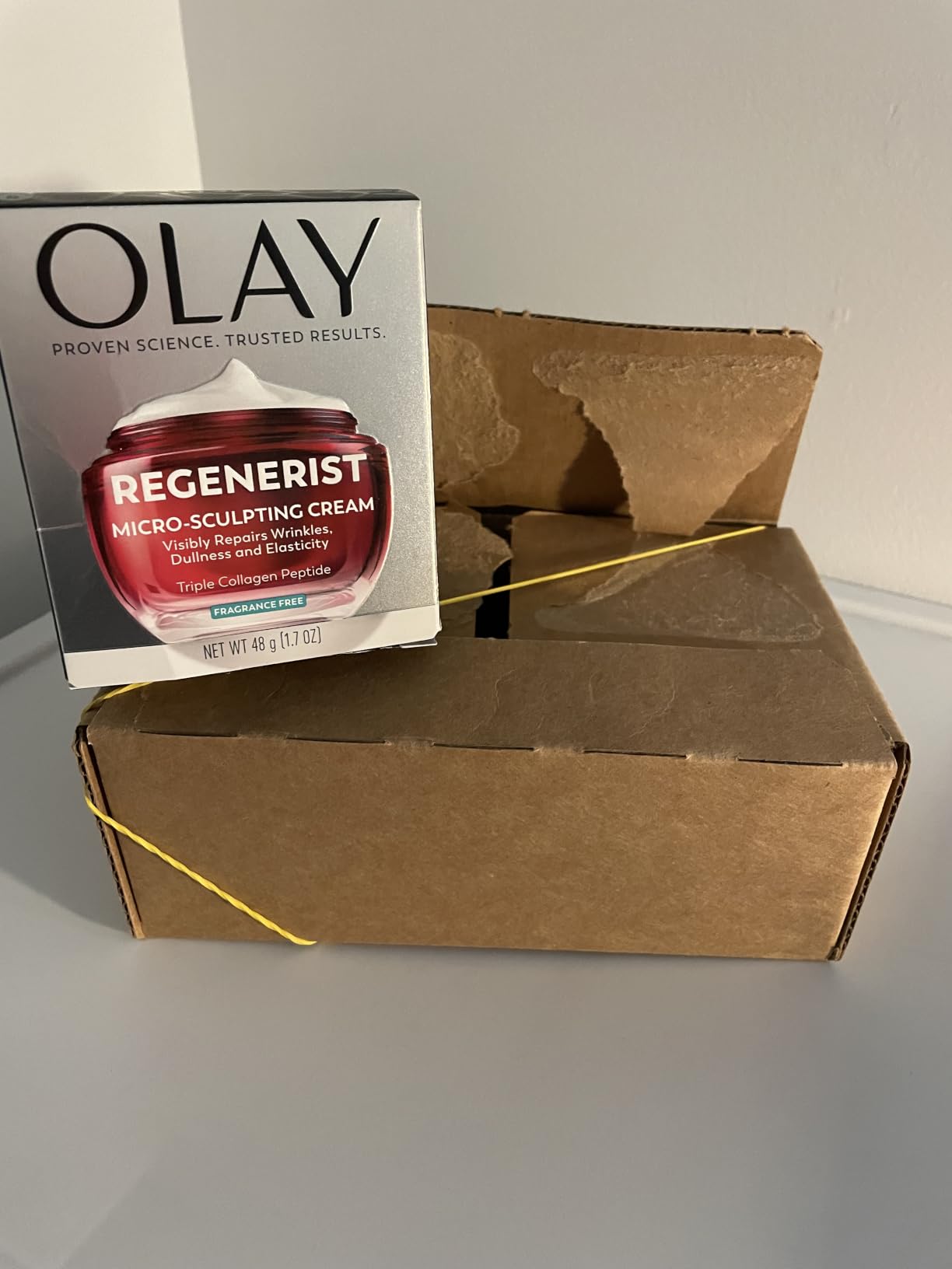 Olay Face Moisturizer, Regenerist Micro-Sculpting Cream for Women, Fragrance-Free - Anti-Aging, Anti-Wrinkle, Firming Skin Care - Triple Collagen Cream, Peptide, Hyaluronic Acid, Niacinamide, 1.7oz customer photo 1