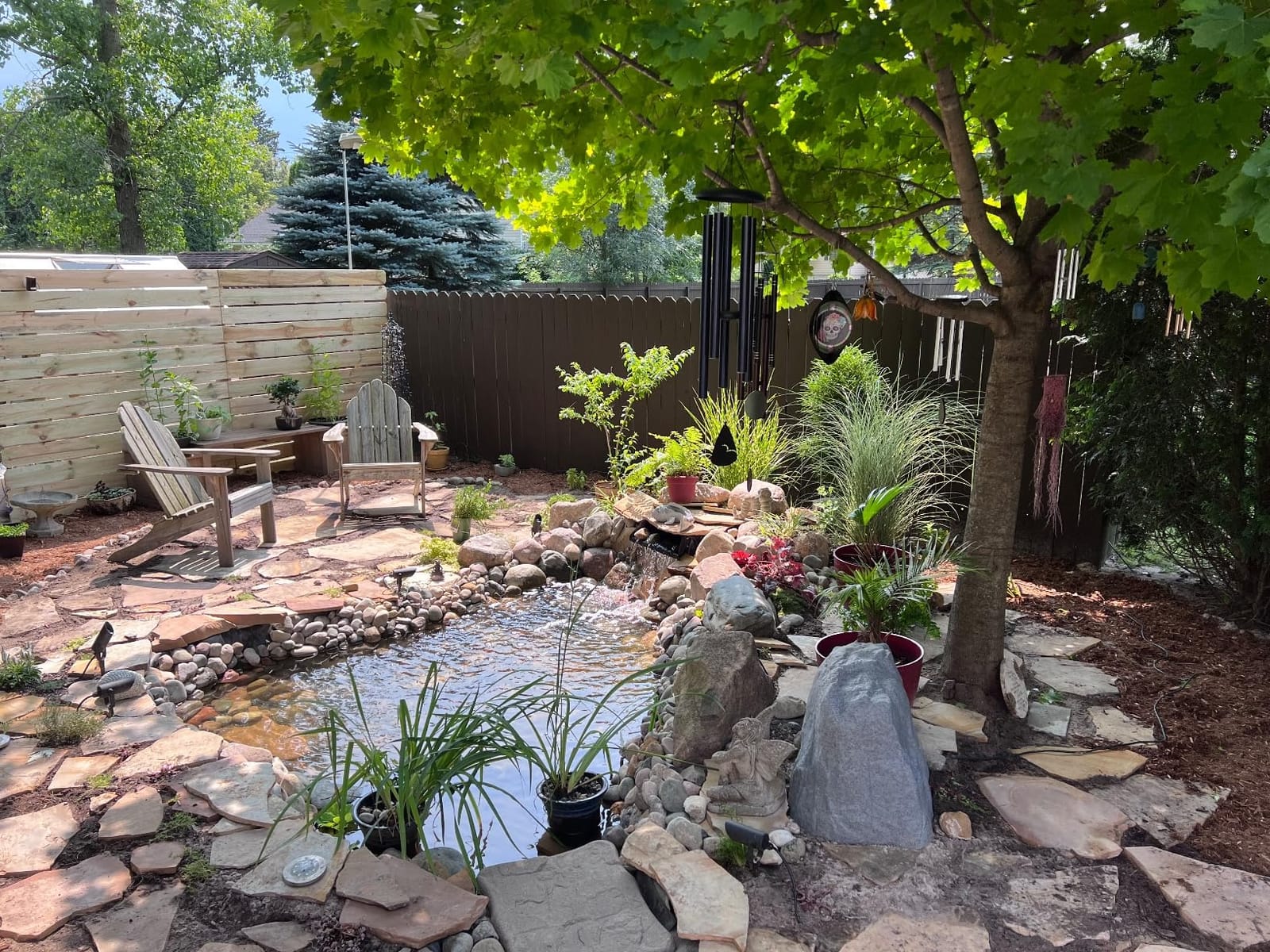 HALF OFF PONDS PondBuilder Crystal 4000 GPH Pond Kit 15 x 20 Ft EPDM Liner customer photo 2