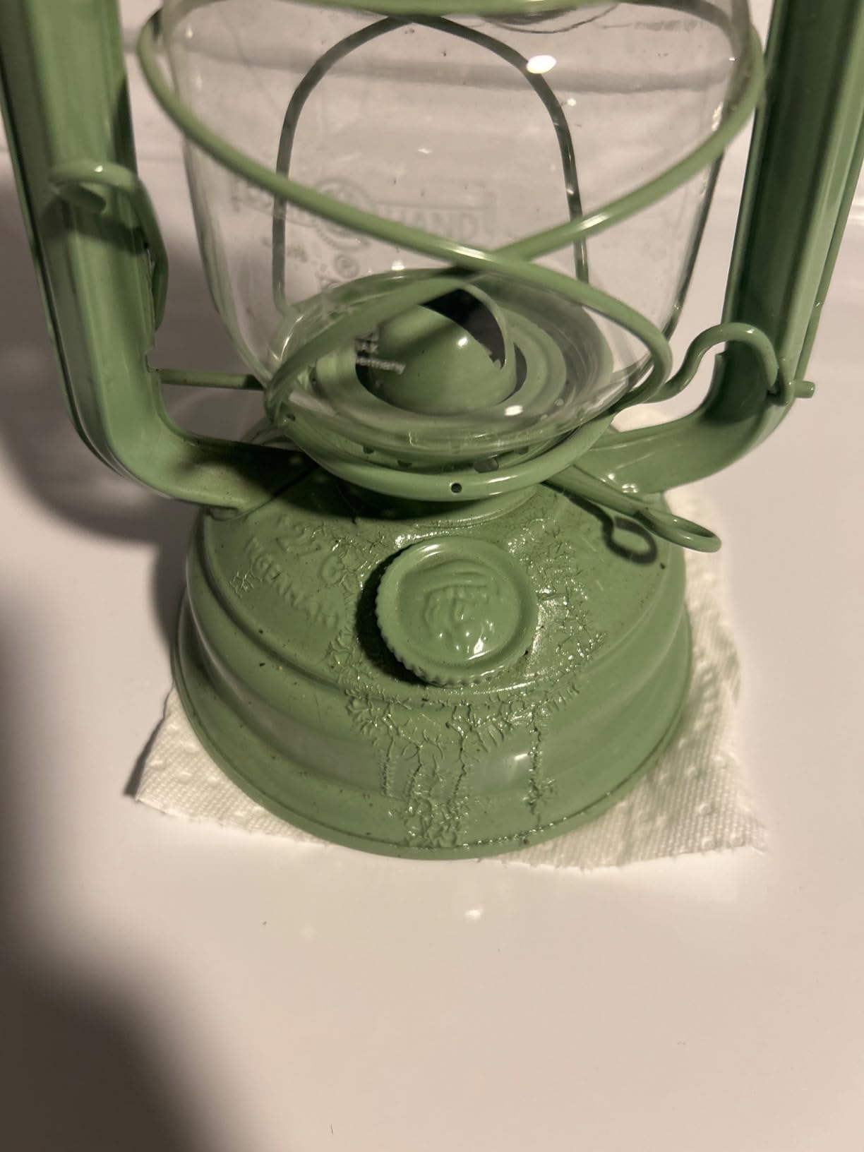 Feuerhand Outdoor Kerosene Fuel Lantern, German Made Weather Resistant Baby Special 276 Galvanized Hurricane Lamp for Camping or Patio, 10 Inches, Unpainted customer photo 2